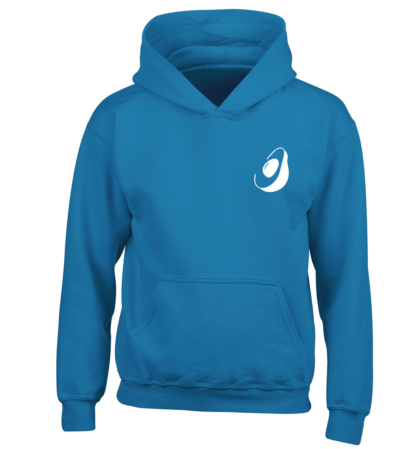Avocado pocket children's blue hoodie 12-13 Years