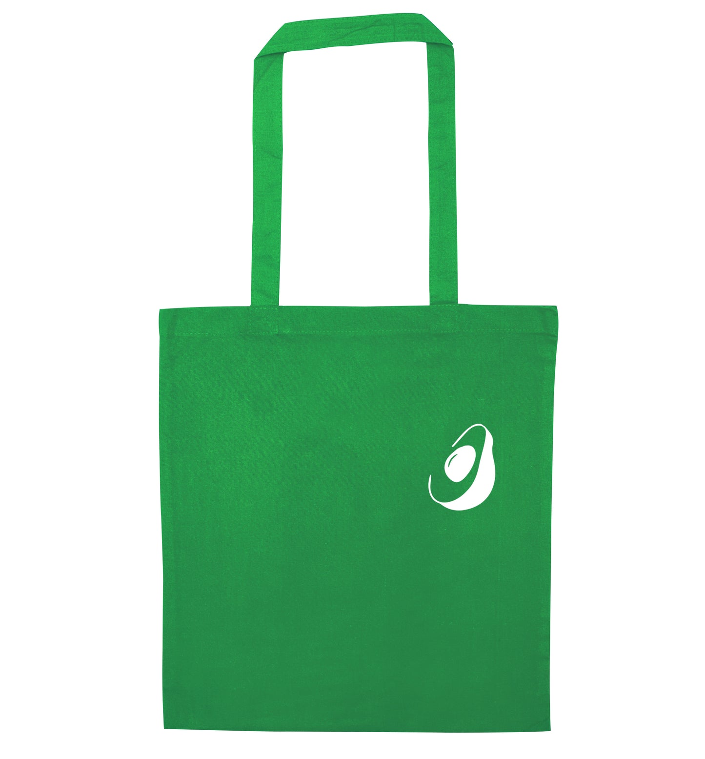 Avocado pocket green tote bag