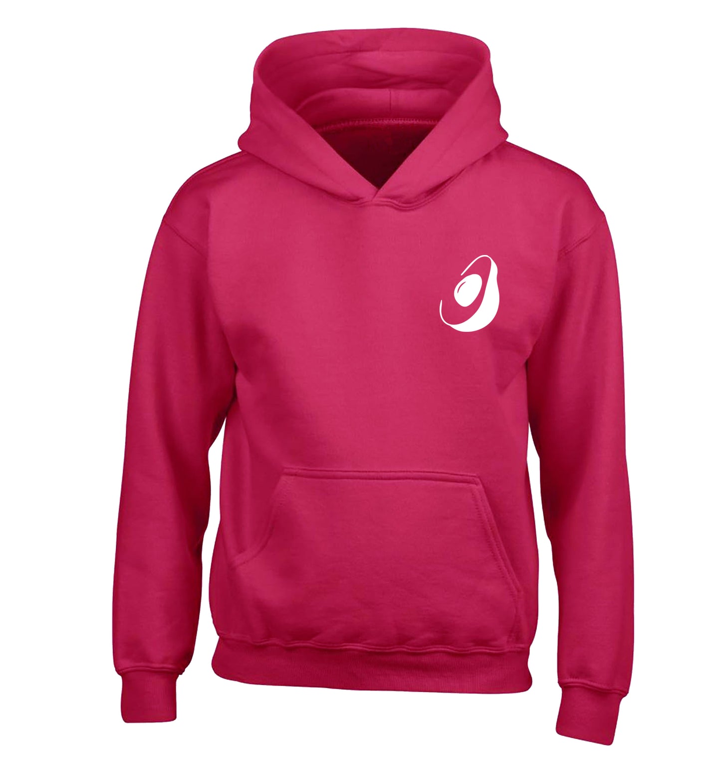 Avocado pocket children's pink hoodie 12-13 Years