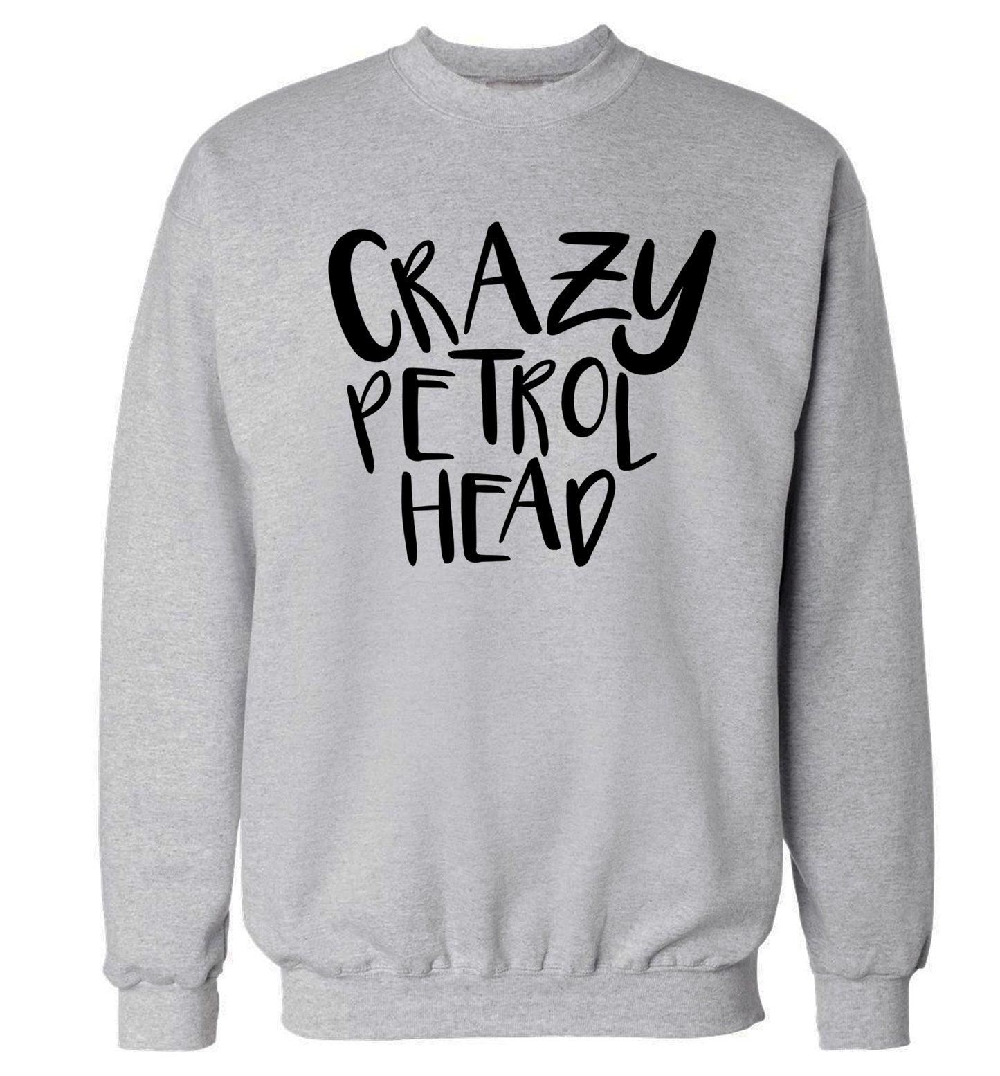 Crazy petrol head Adult's unisex grey Sweater 2XL