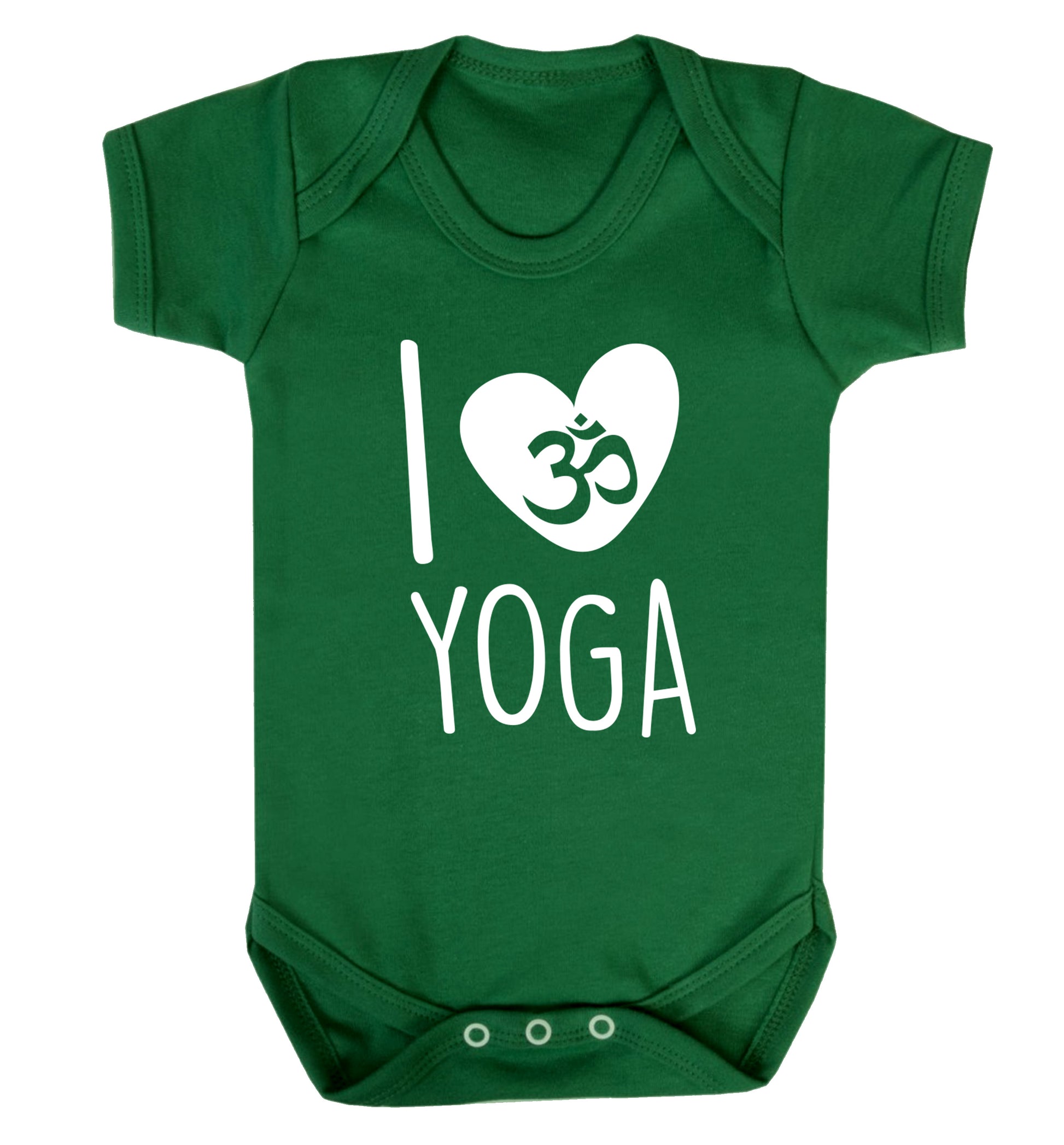 I love yoga Baby Vest green 18-24 months
