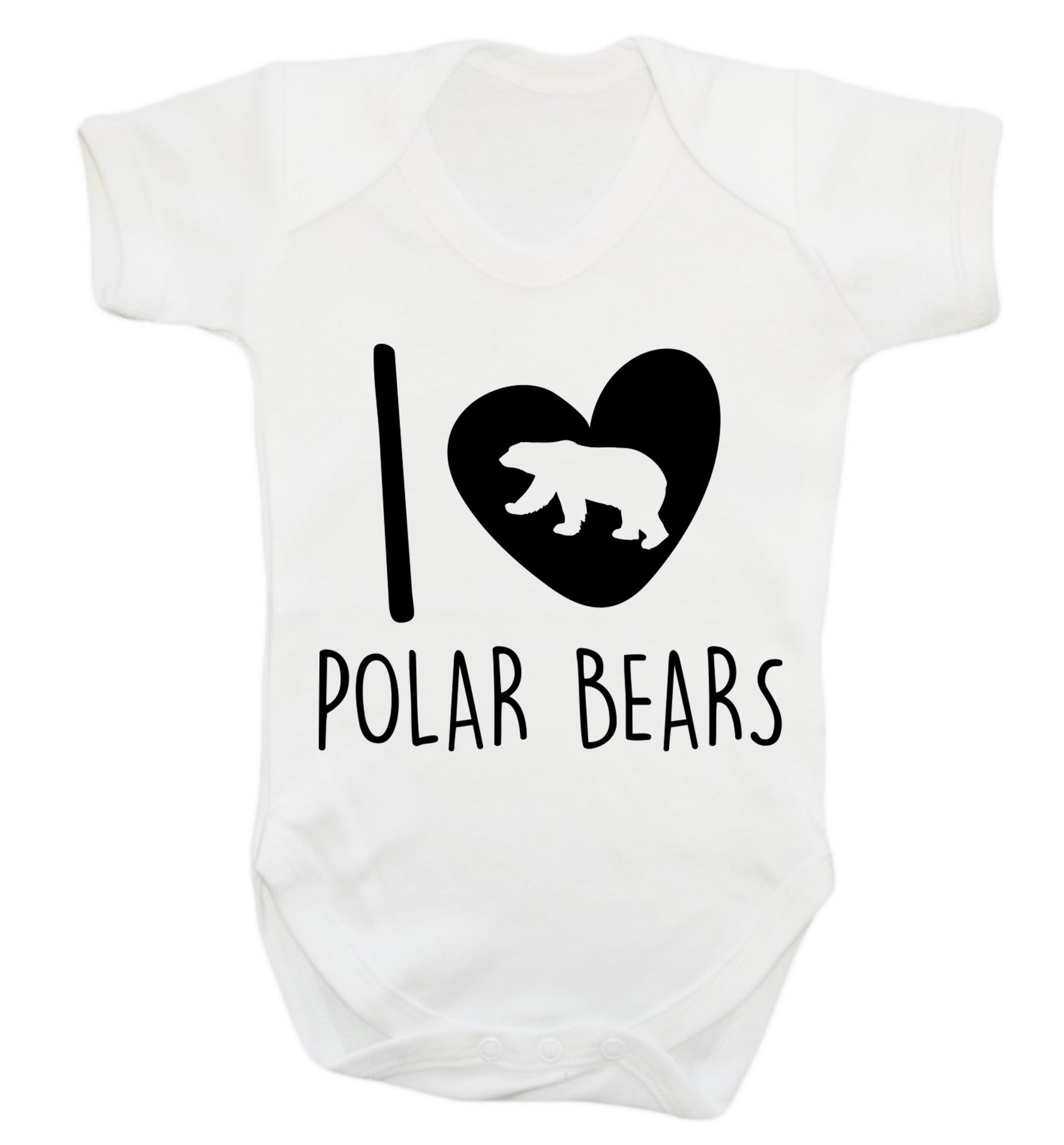 I Love Polar Bears Baby Vest white 18-24 months