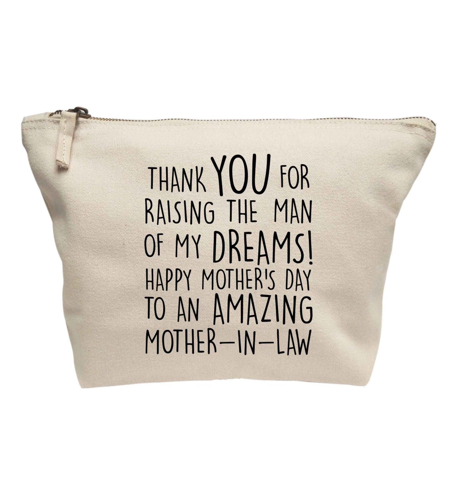 Raising the man of my dreams mother's day mother-in-law | Makeup / wash bag