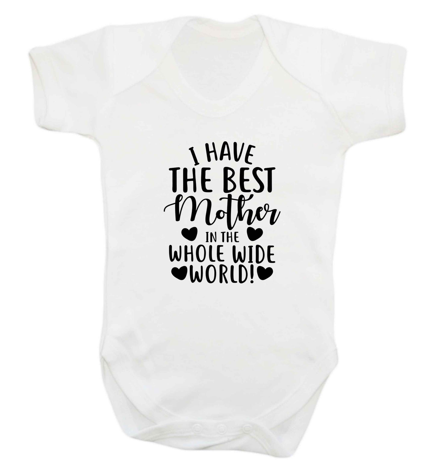 I have the best mother in the whole wide world baby vest white 18-24 months