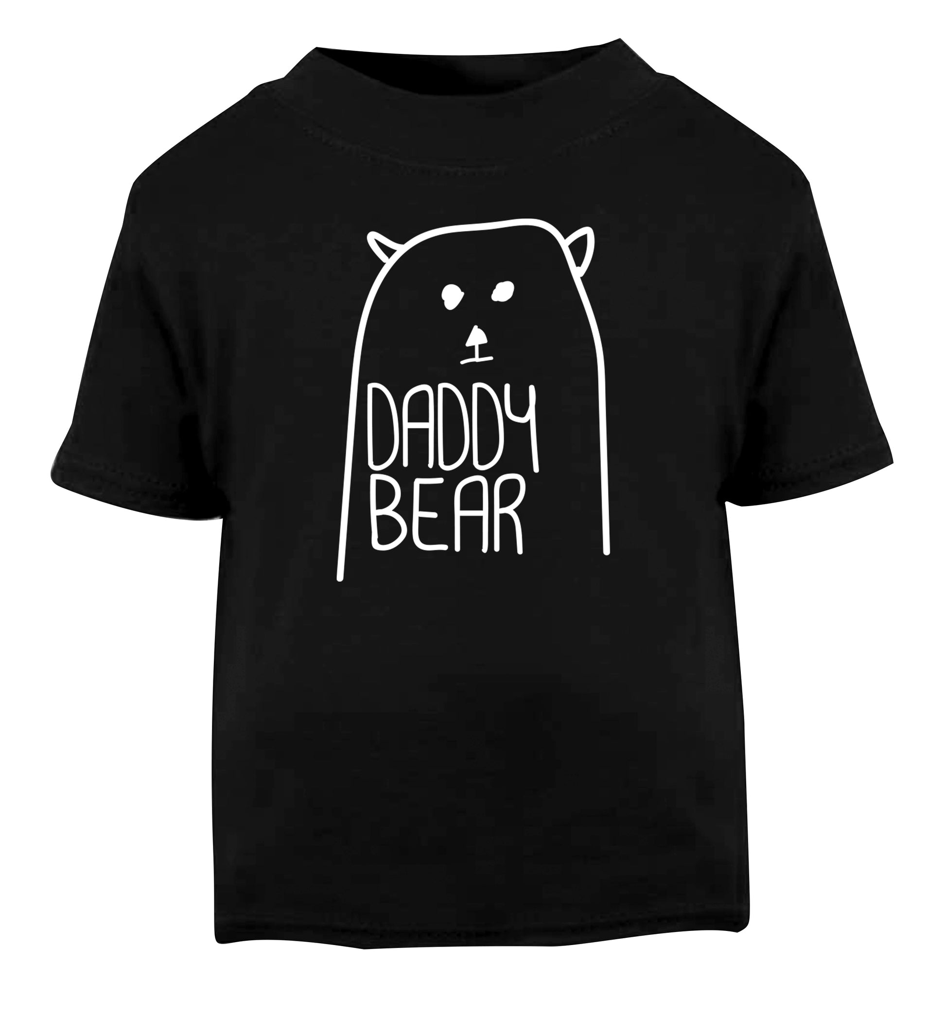 Daddy bear Black Baby Toddler Tshirt 2 years