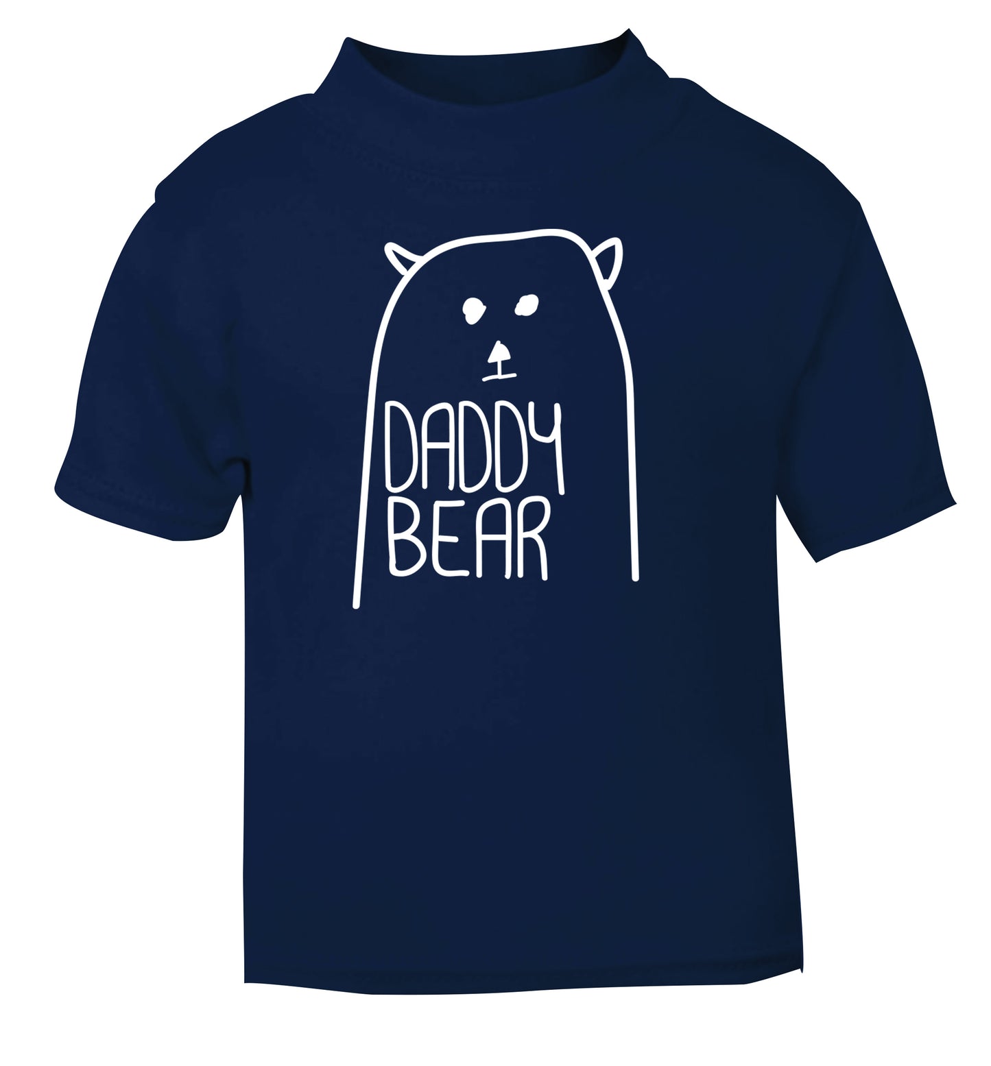 Daddy bear navy Baby Toddler Tshirt 2 Years