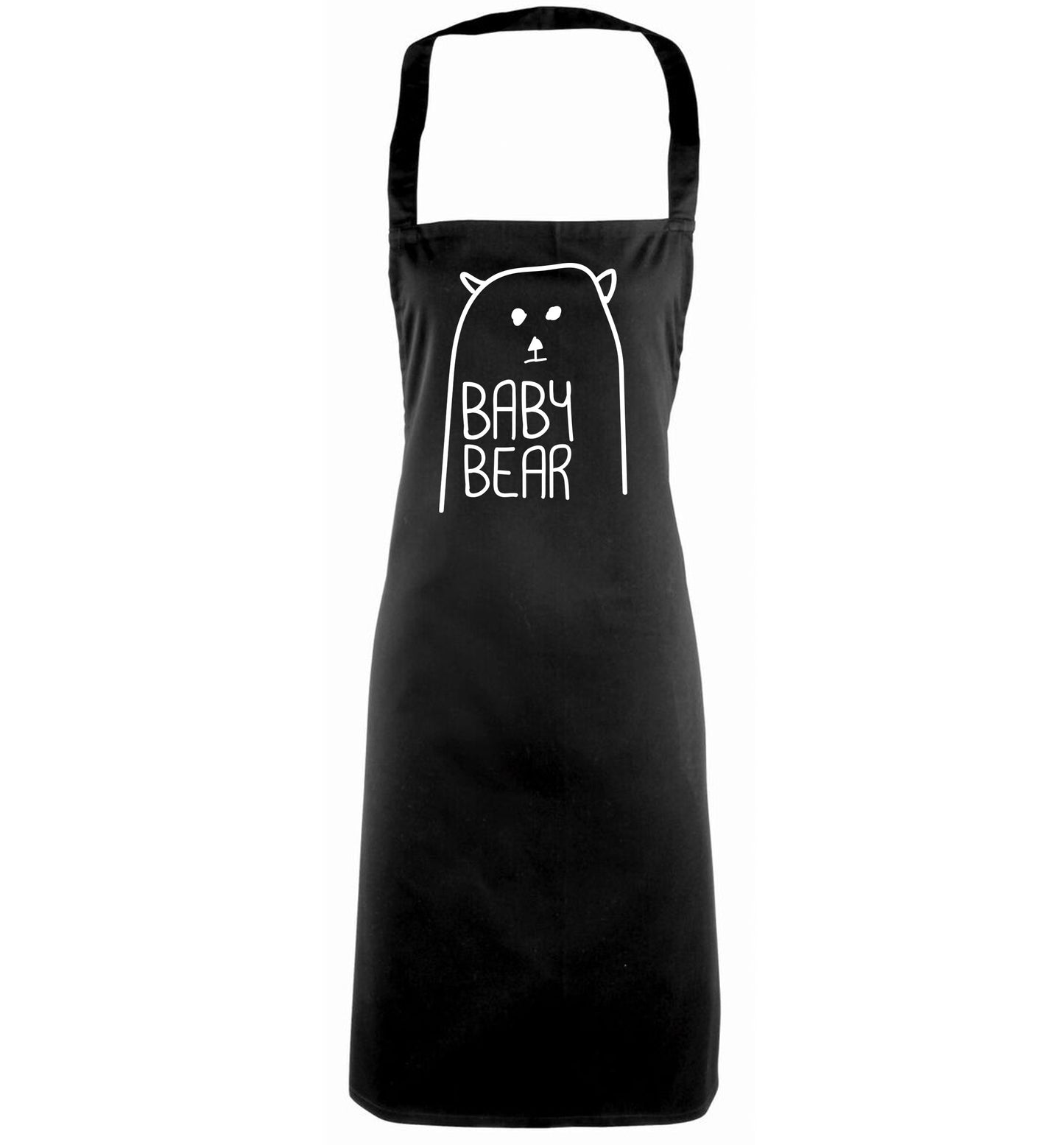 Baby bear black apron