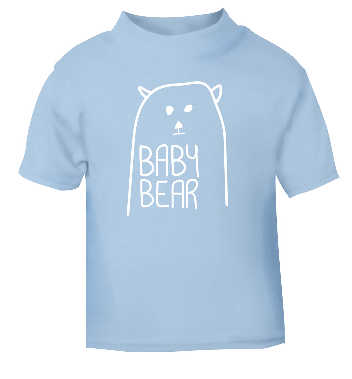 Baby bear light blue Baby Toddler Tshirt 2 Years
