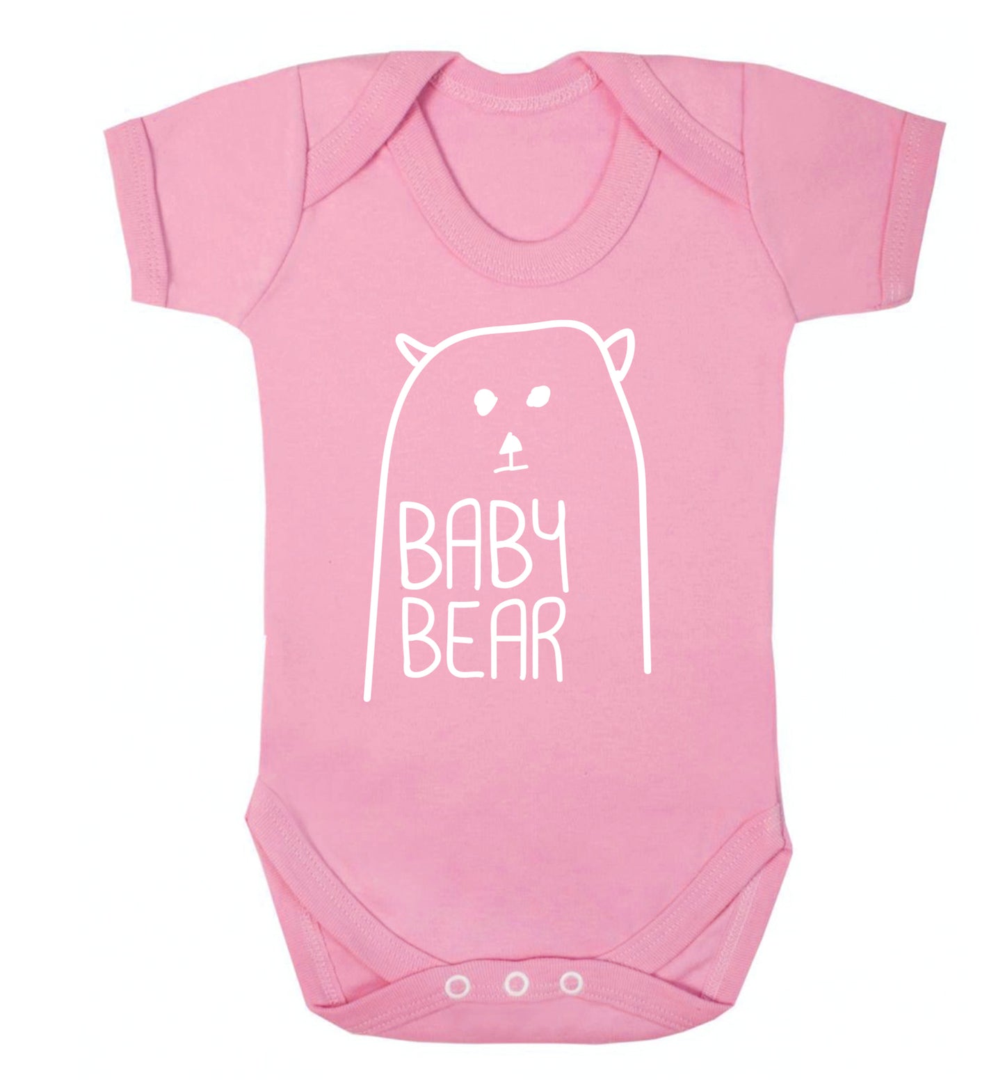 Baby bear Baby Vest pale pink 18-24 months