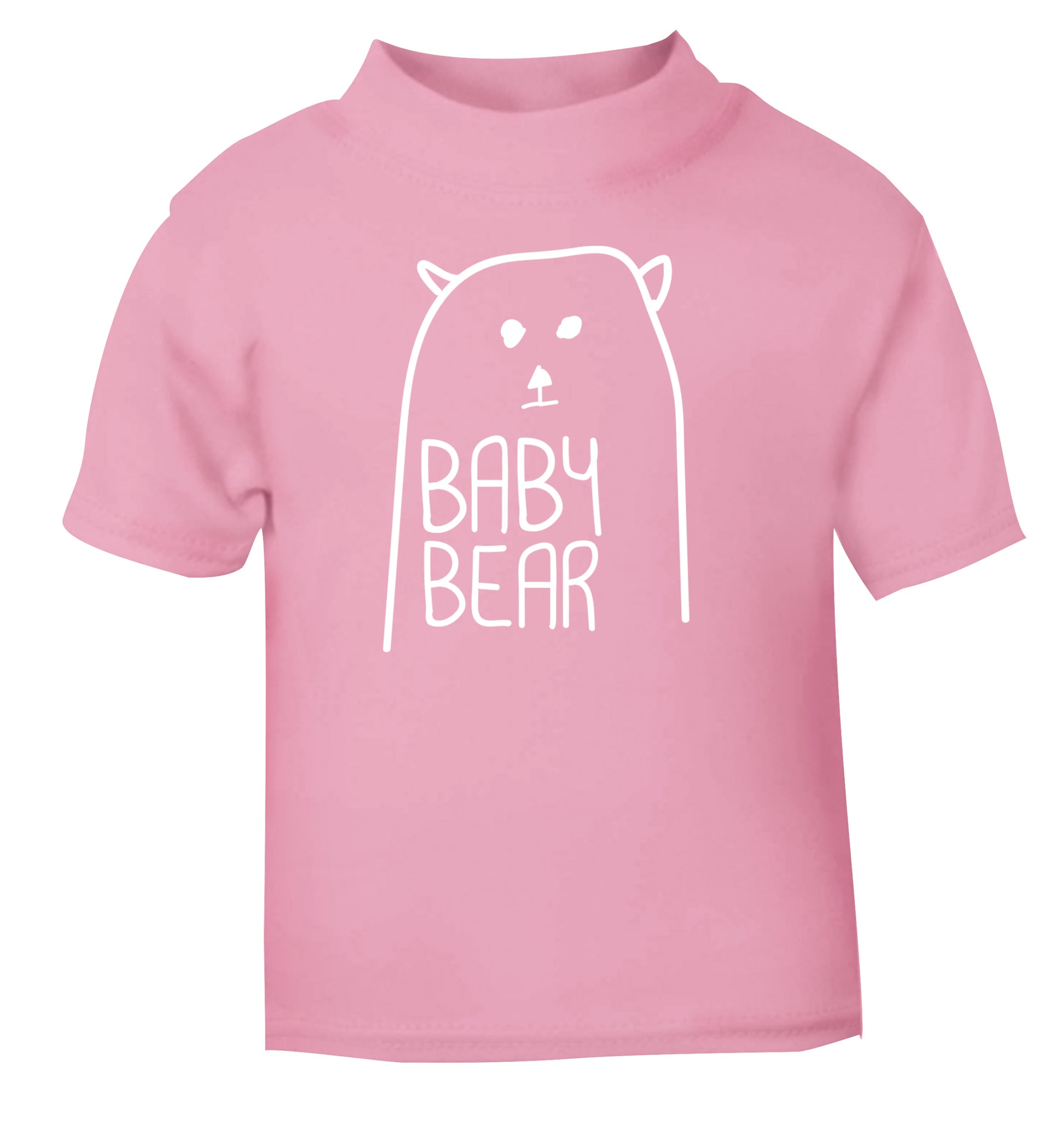 Baby bear light pink Baby Toddler Tshirt 2 Years