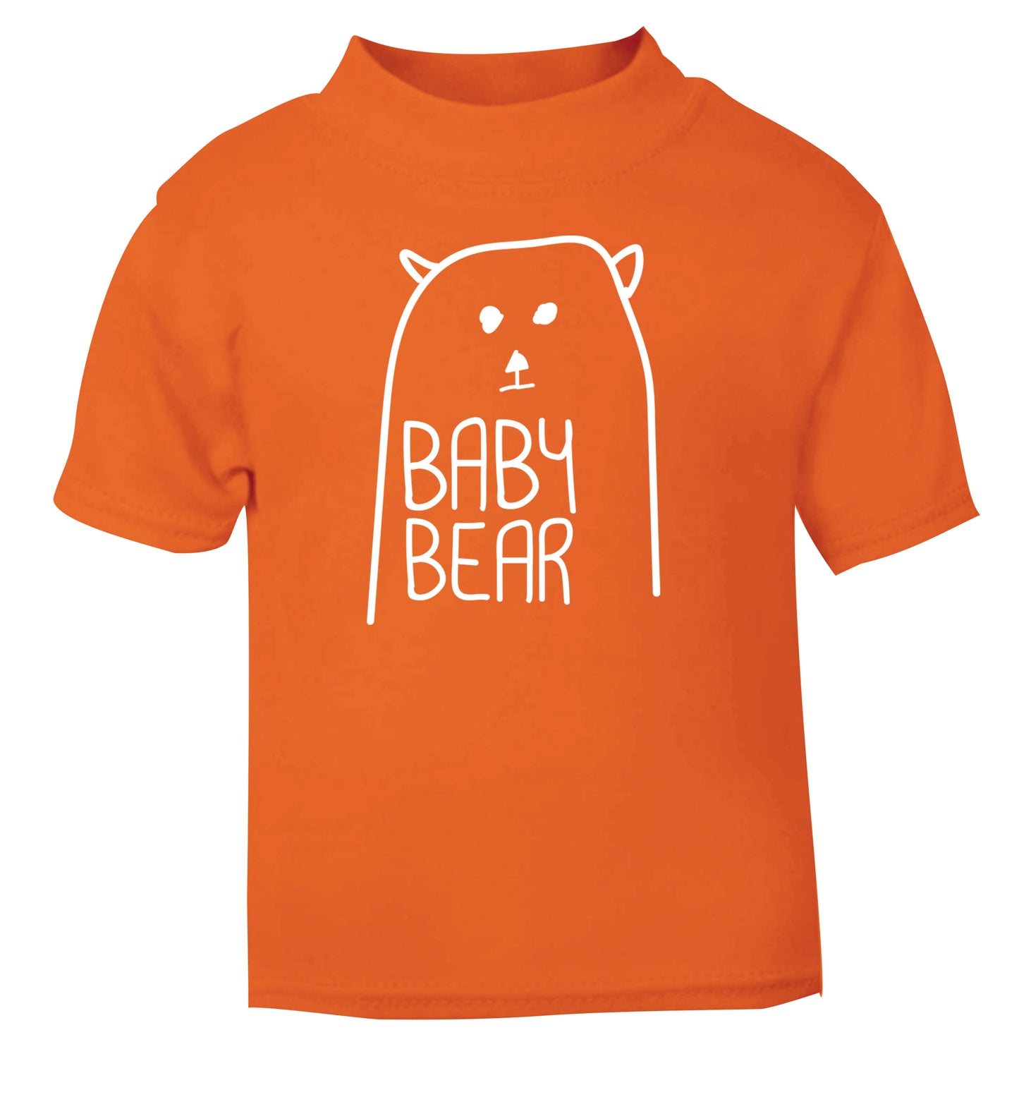 Baby bear orange Baby Toddler Tshirt 2 Years