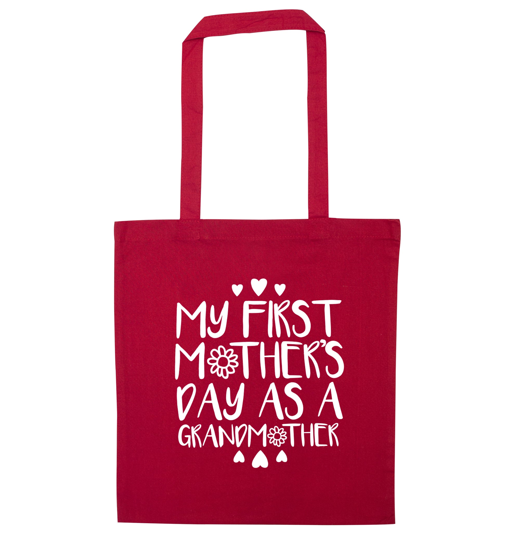 My first mother's day as a grandmother red tote bag