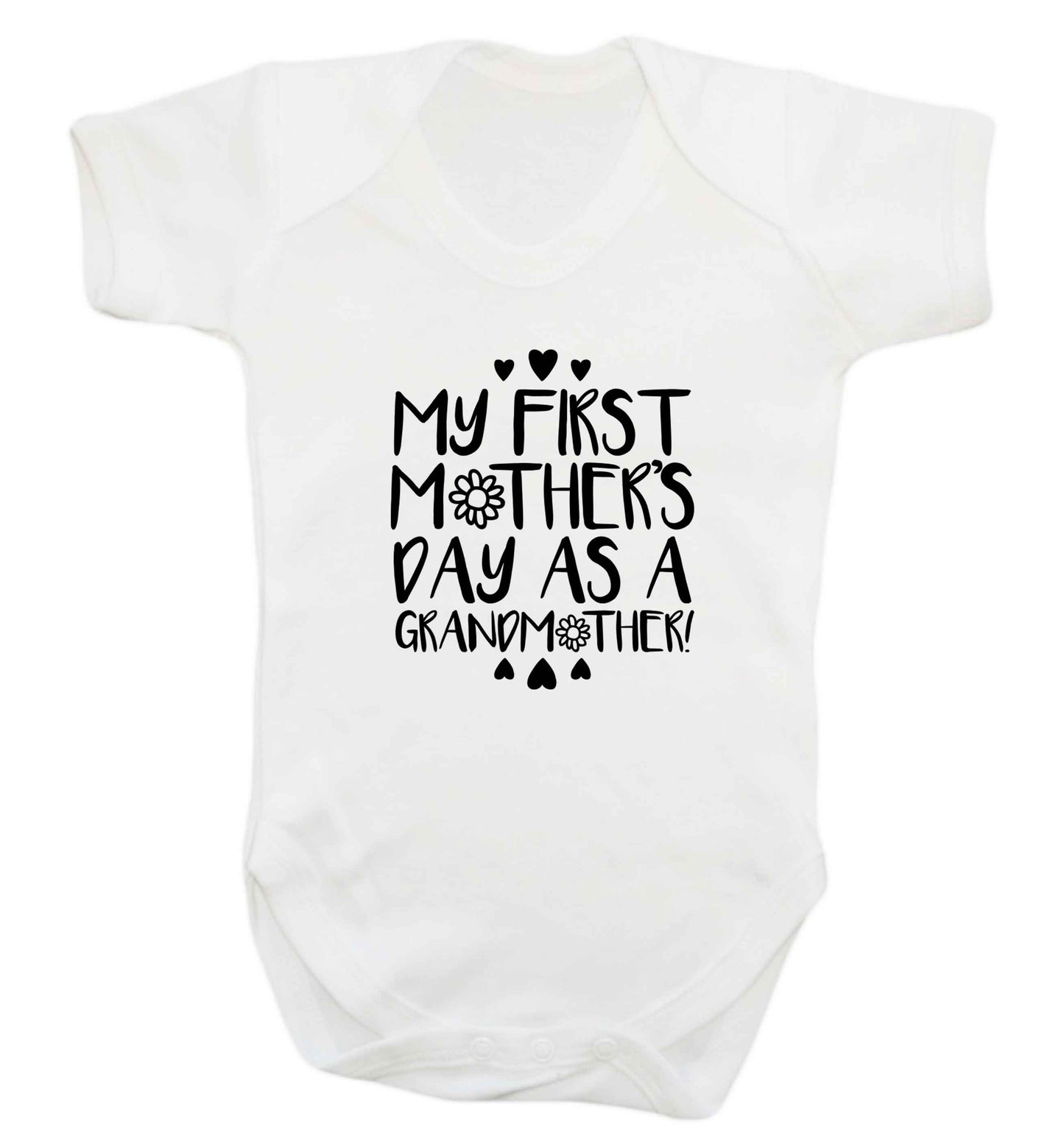It's my first mother's day as a grandmother baby vest white 18-24 months