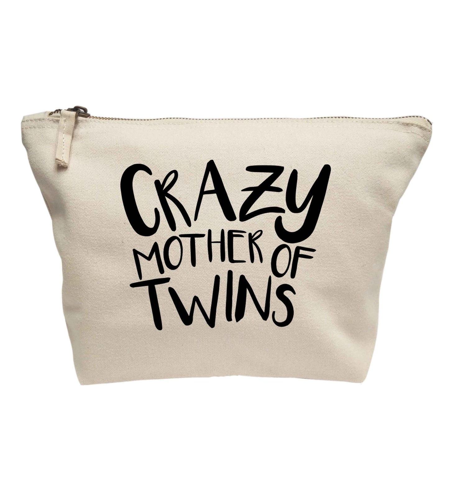 Crazy mother of twins | Makeup / wash bag