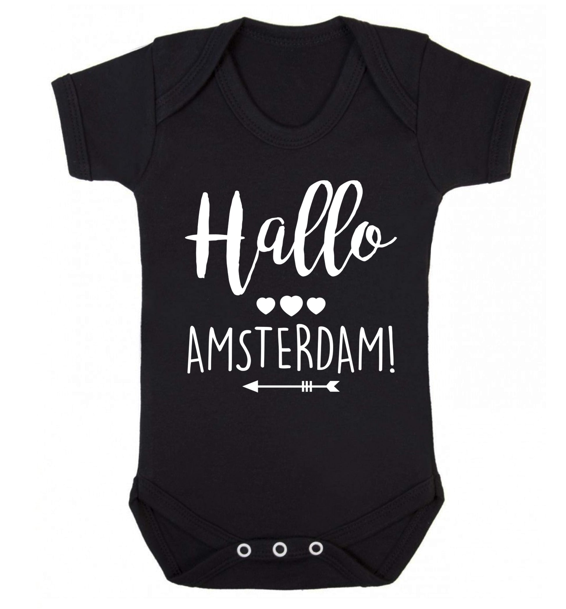 Hallo Amsterdam Baby Vest black 18-24 months