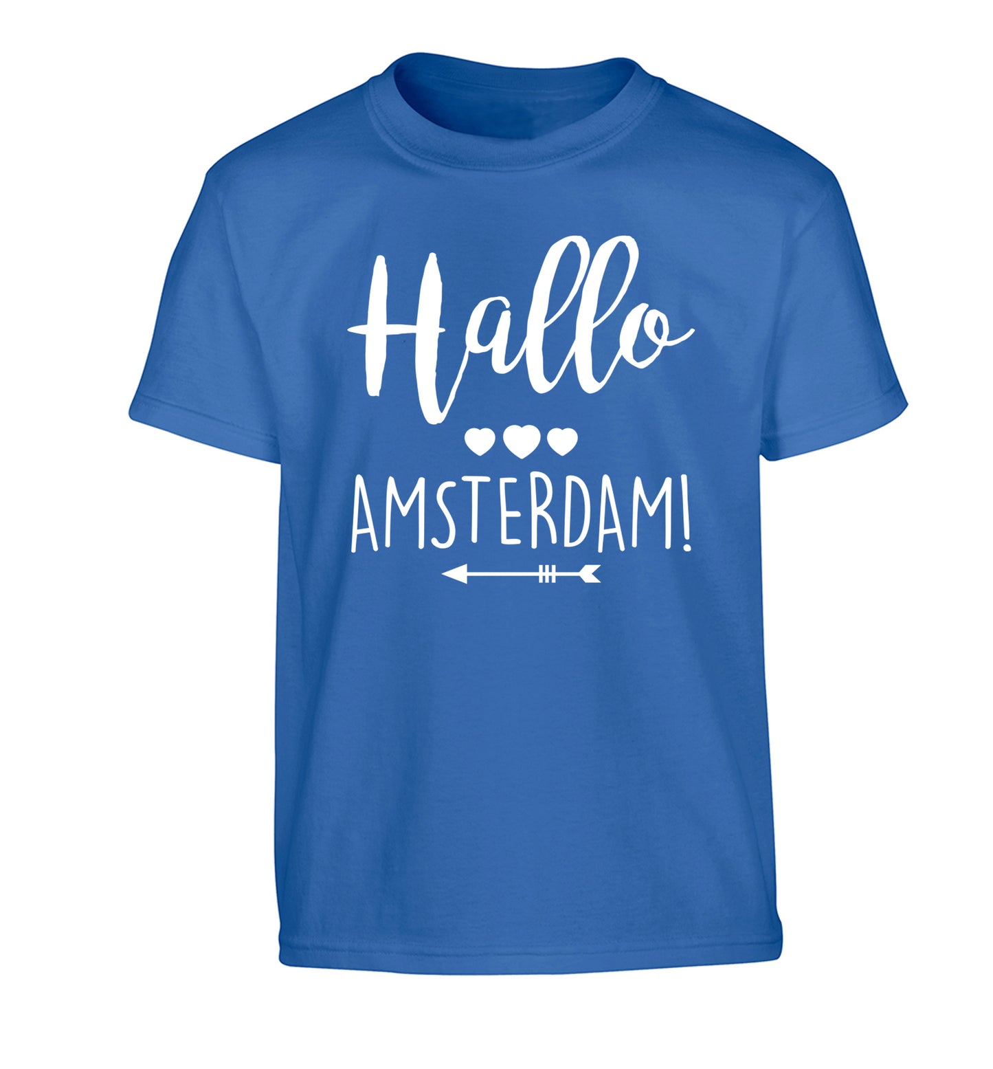 Hallo Amsterdam Children's blue Tshirt 12-13 Years