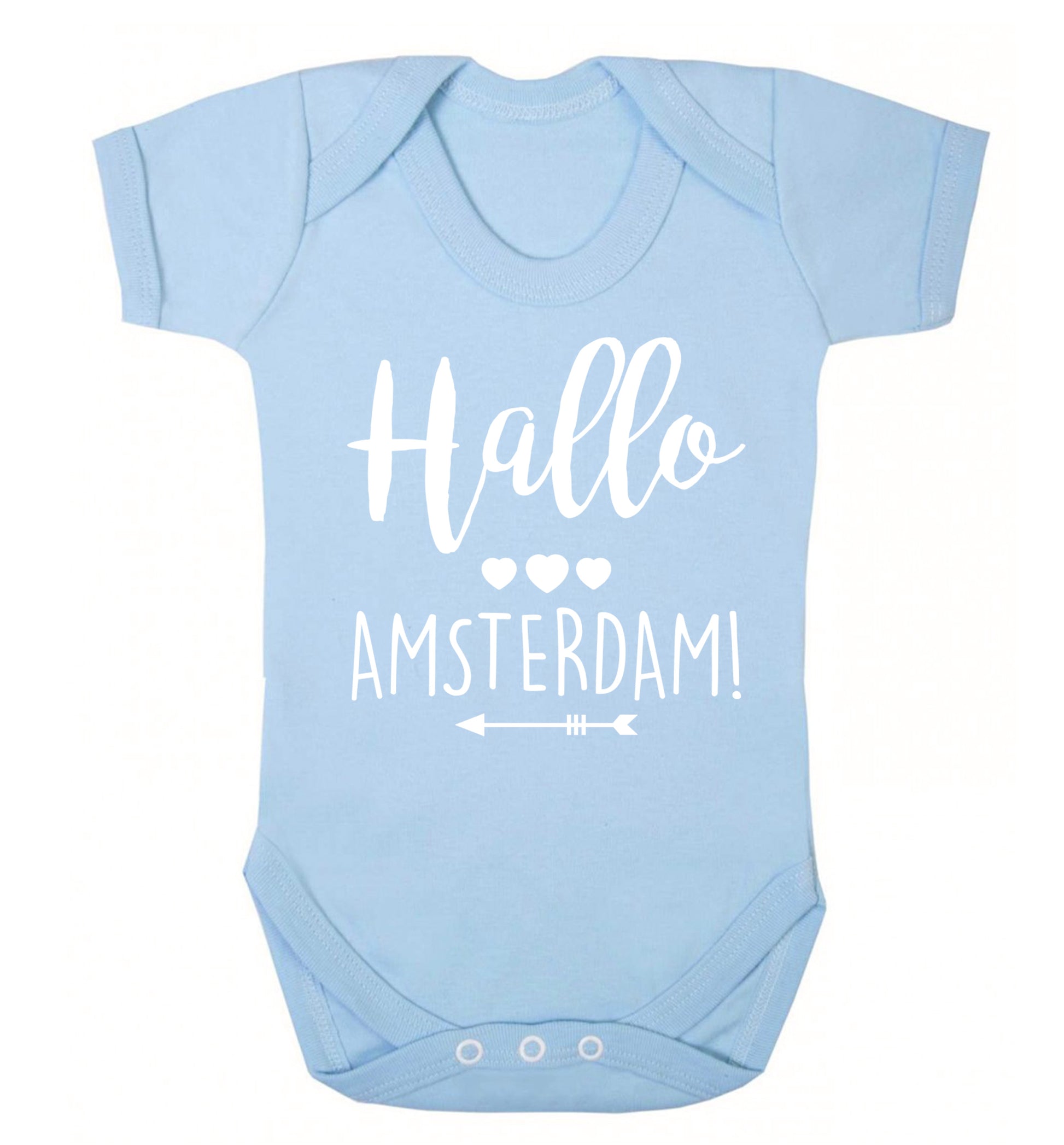 Hallo Amsterdam Baby Vest pale blue 18-24 months