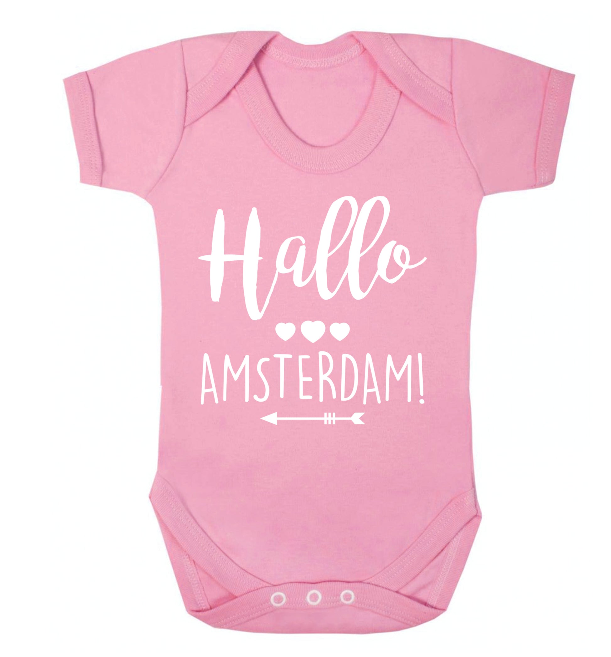 Hallo Amsterdam Baby Vest pale pink 18-24 months