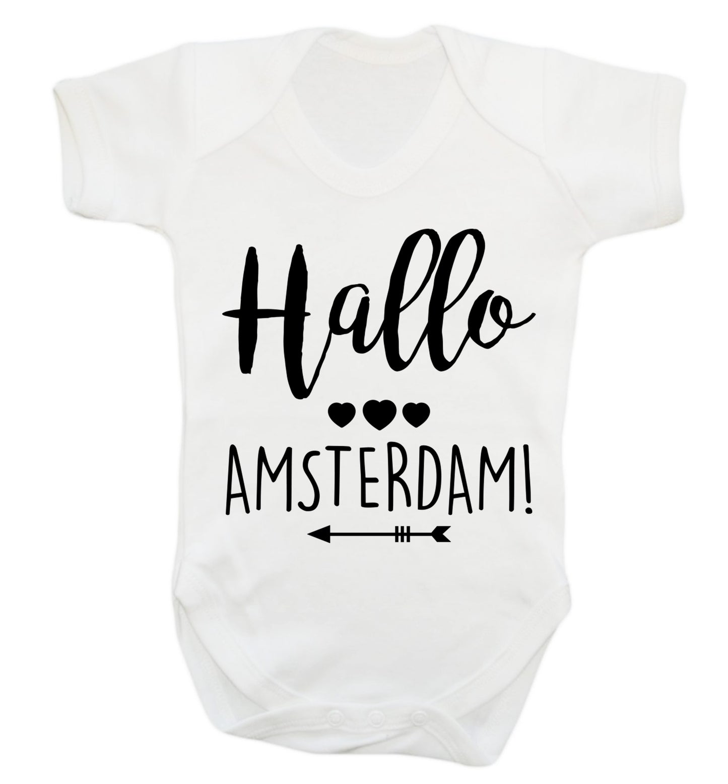 Hallo Amsterdam Baby Vest white 18-24 months