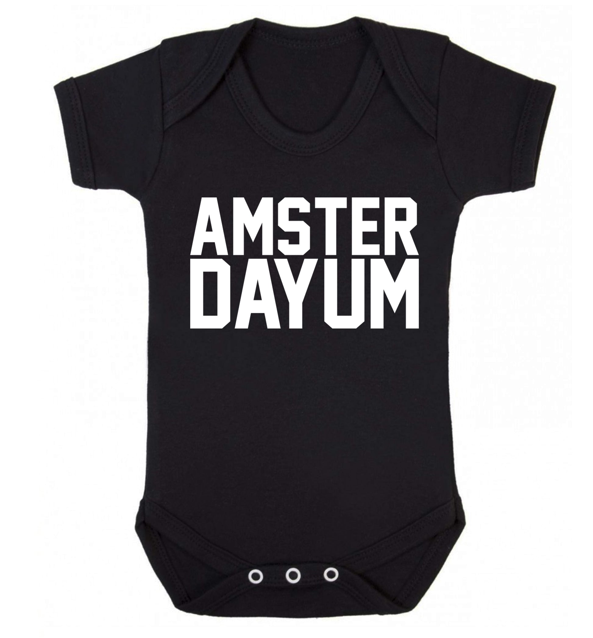 Amsterdayum Baby Vest black 18-24 months