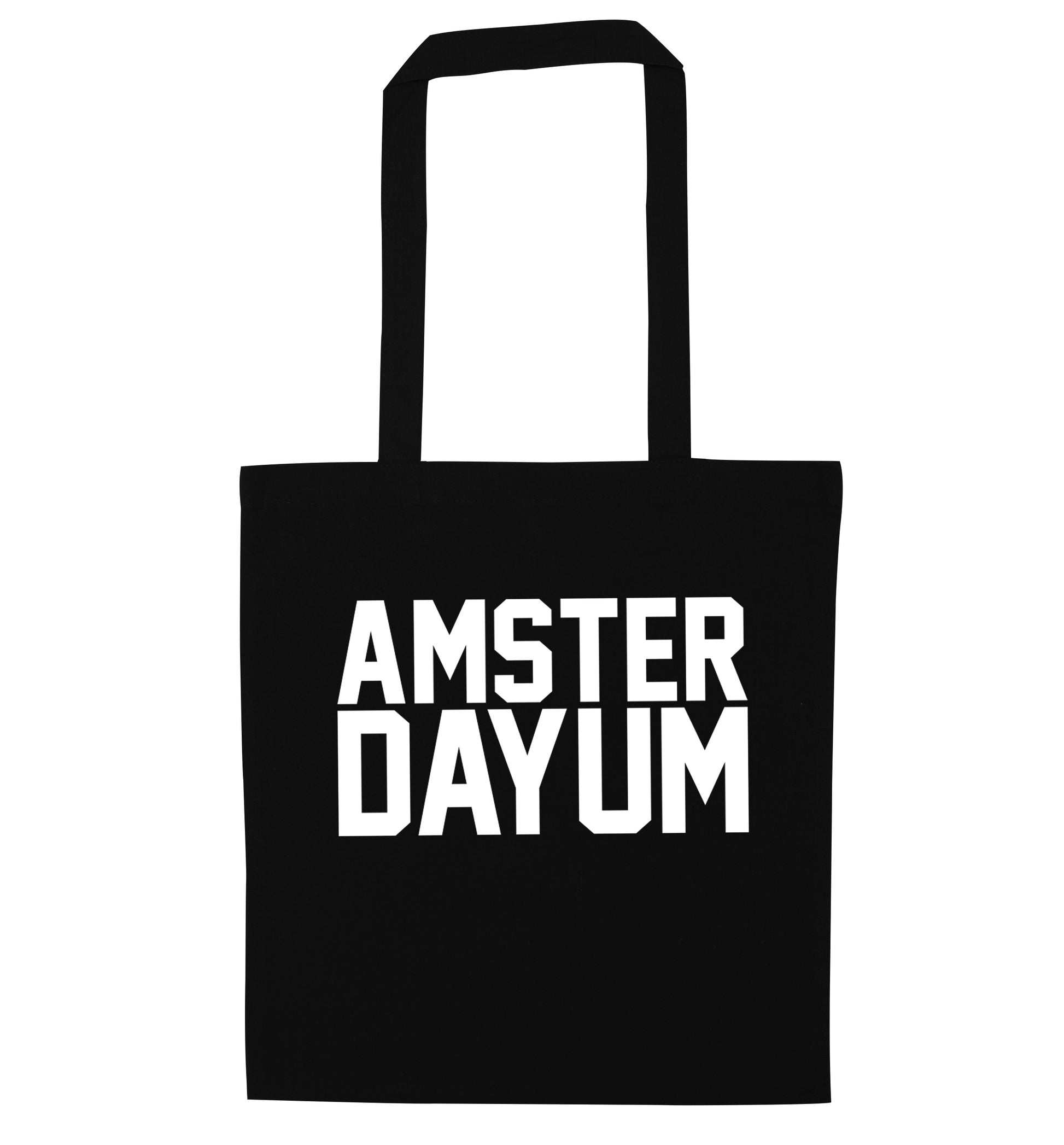 Amsterdayum black tote bag