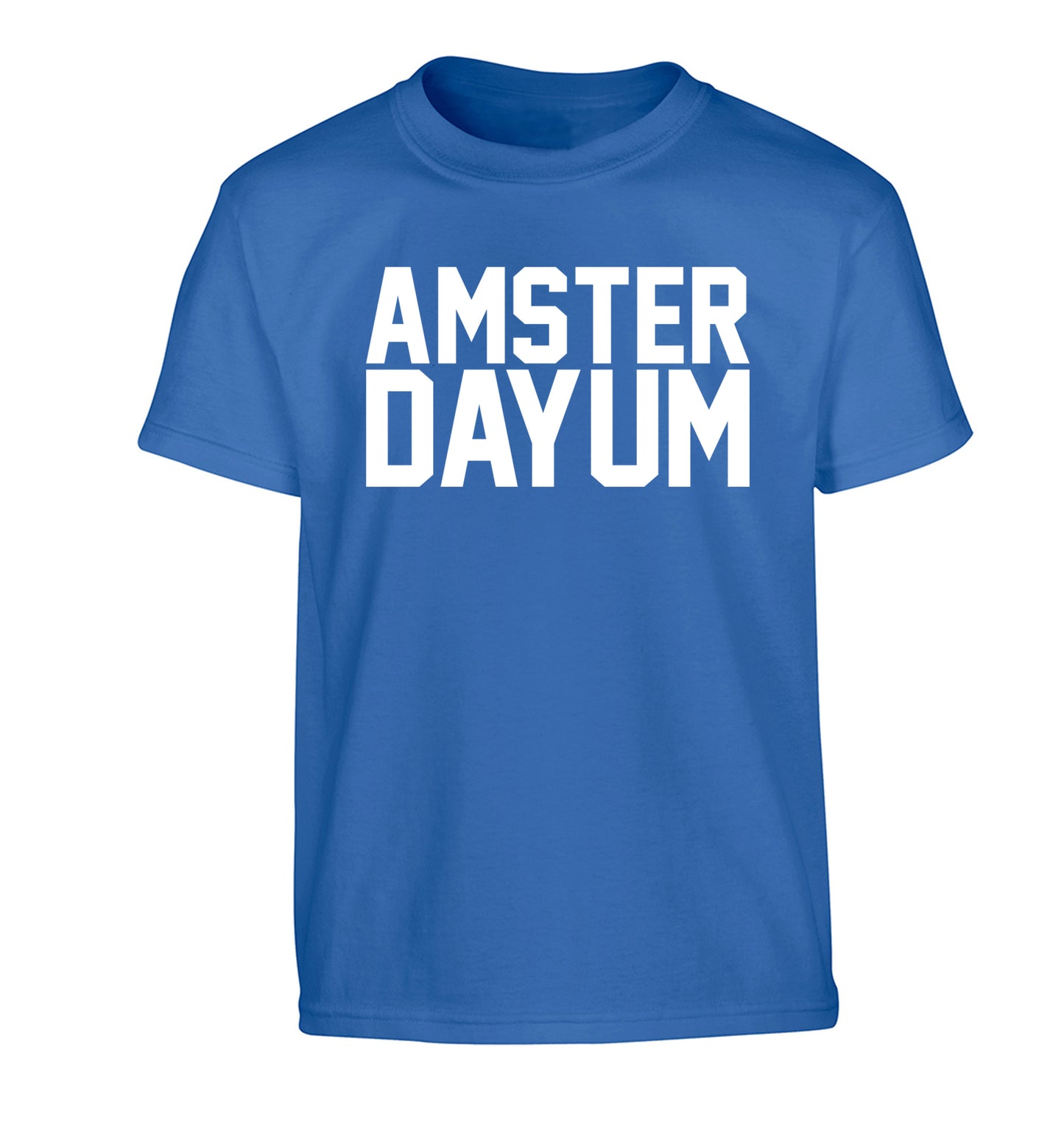 Amsterdayum Children's blue Tshirt 12-13 Years