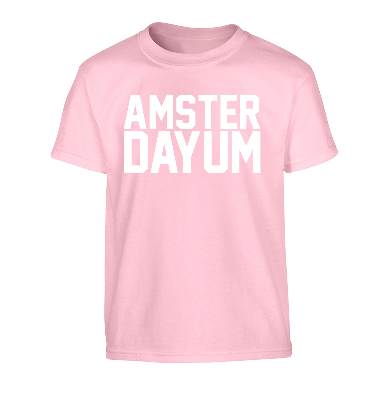 Amsterdayum Children's light pink Tshirt 12-13 Years