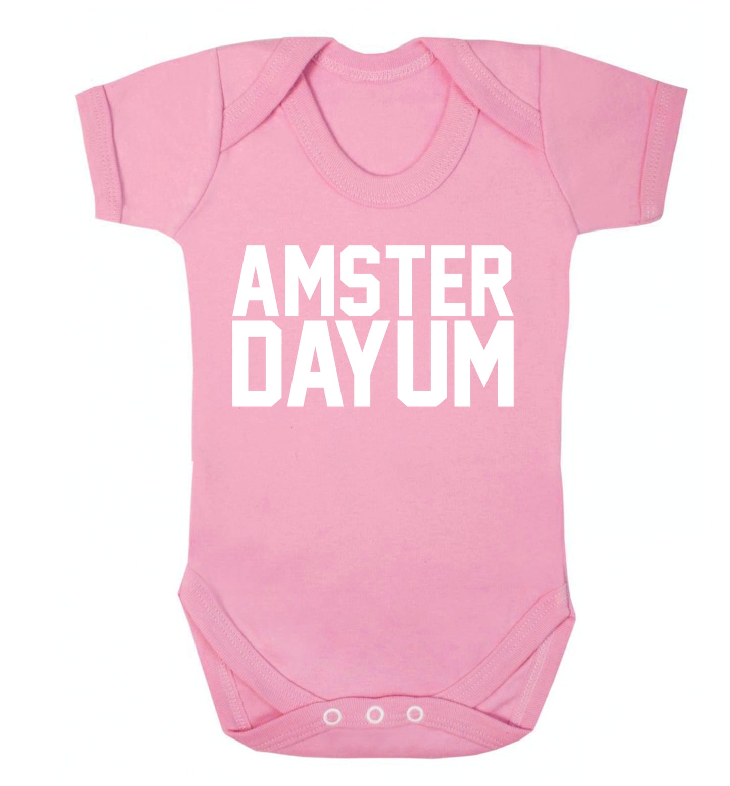 Amsterdayum Baby Vest pale pink 18-24 months