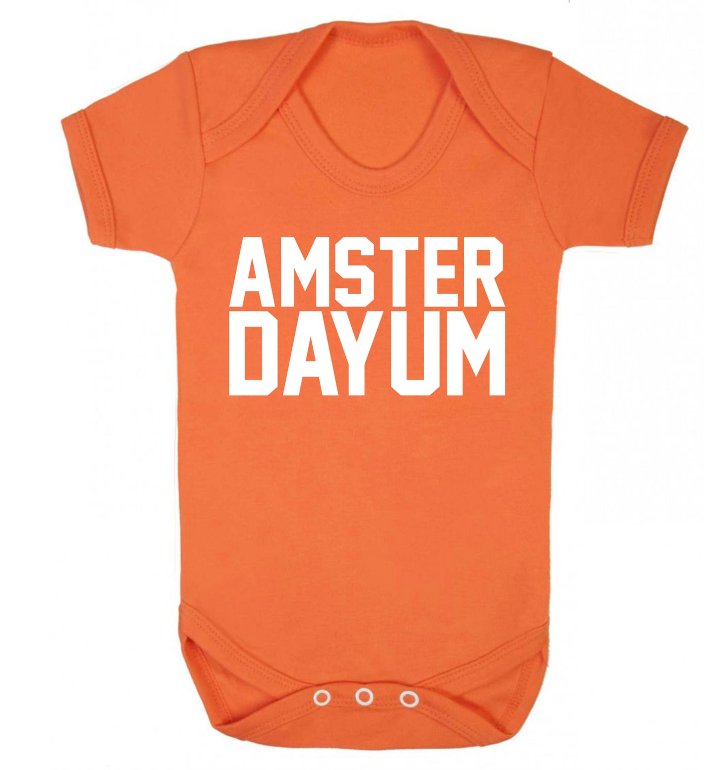 Amsterdayum Baby Vest orange 18-24 months