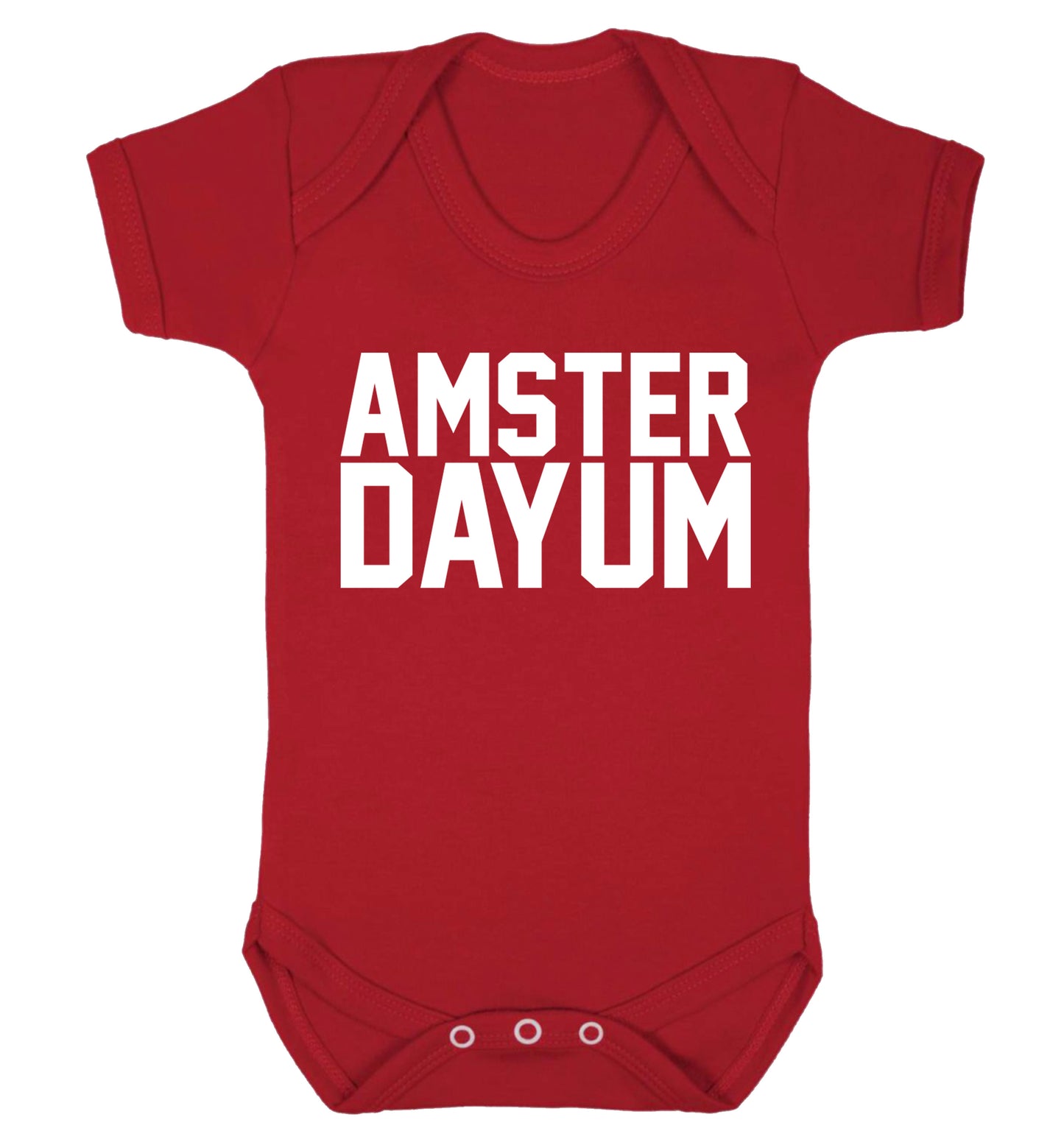 Amsterdayum Baby Vest red 18-24 months