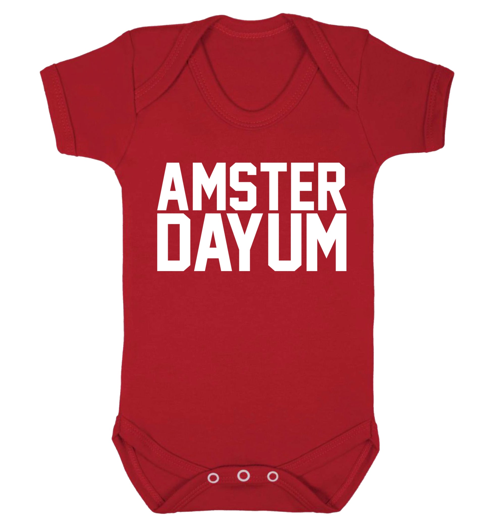 Amsterdayum Baby Vest red 18-24 months