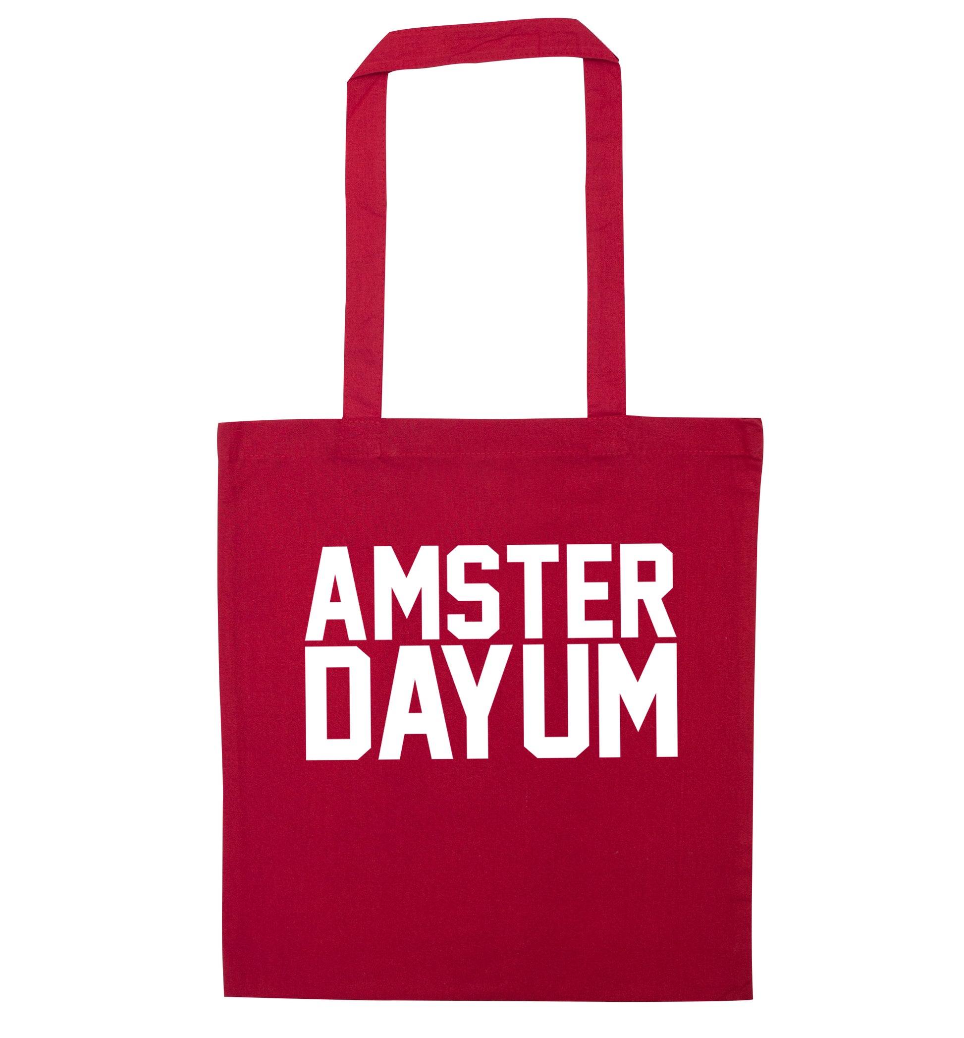 Amsterdayum red tote bag