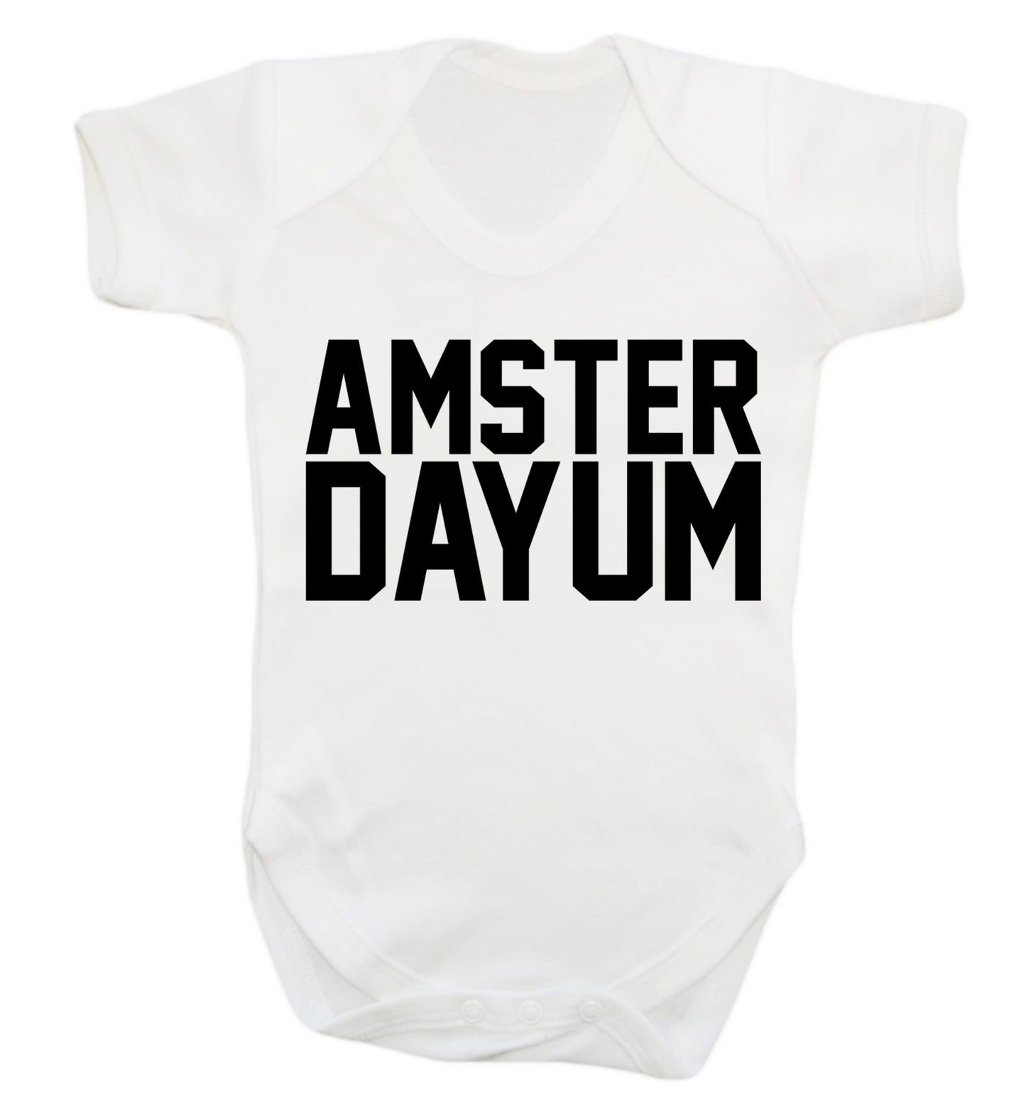 Amsterdayum Baby Vest white 18-24 months