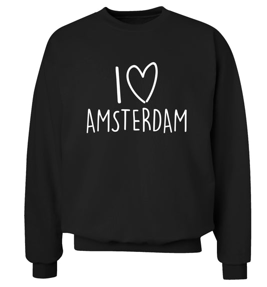 I love Amsterdam Adult's unisex black Sweater 2XL