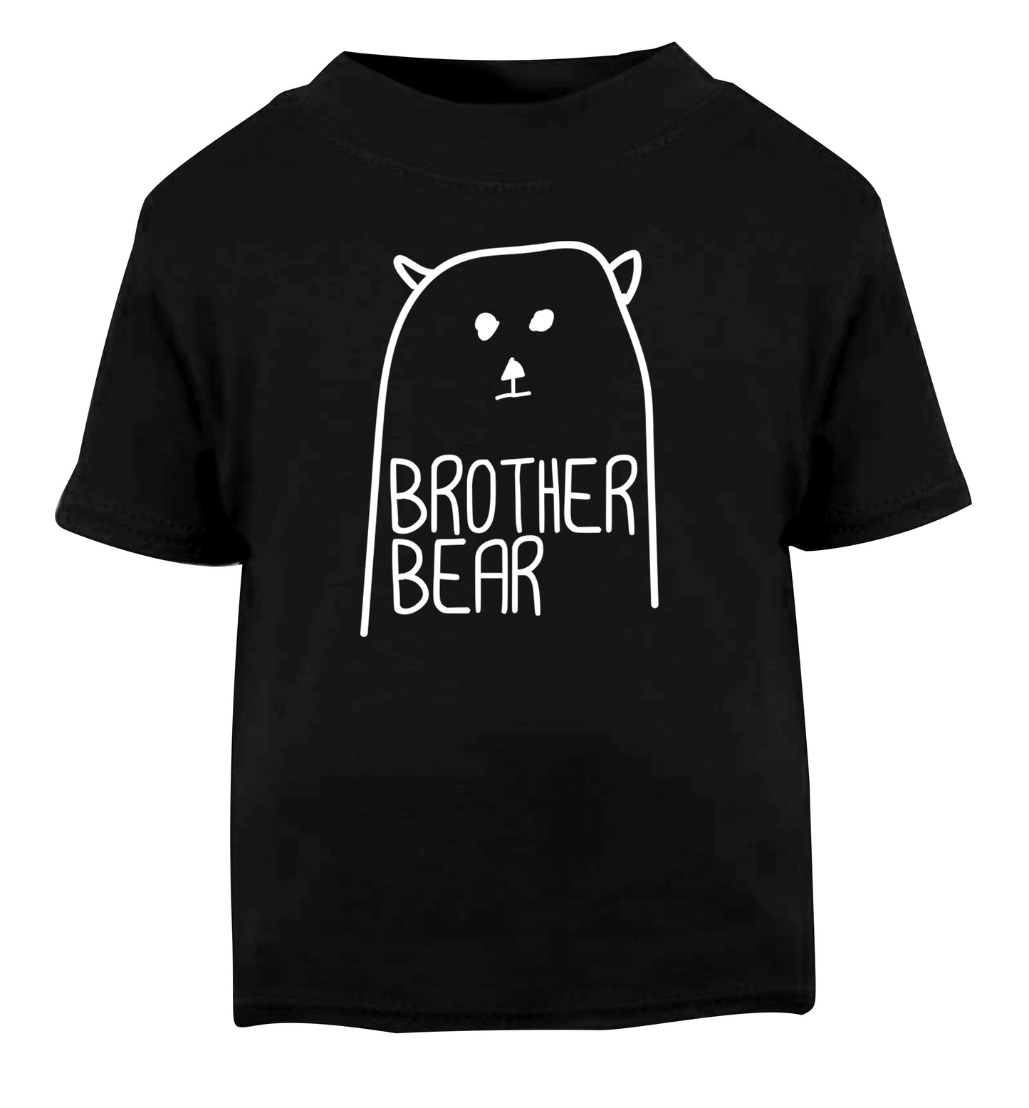 Brother bear Black Baby Toddler Tshirt 2 years