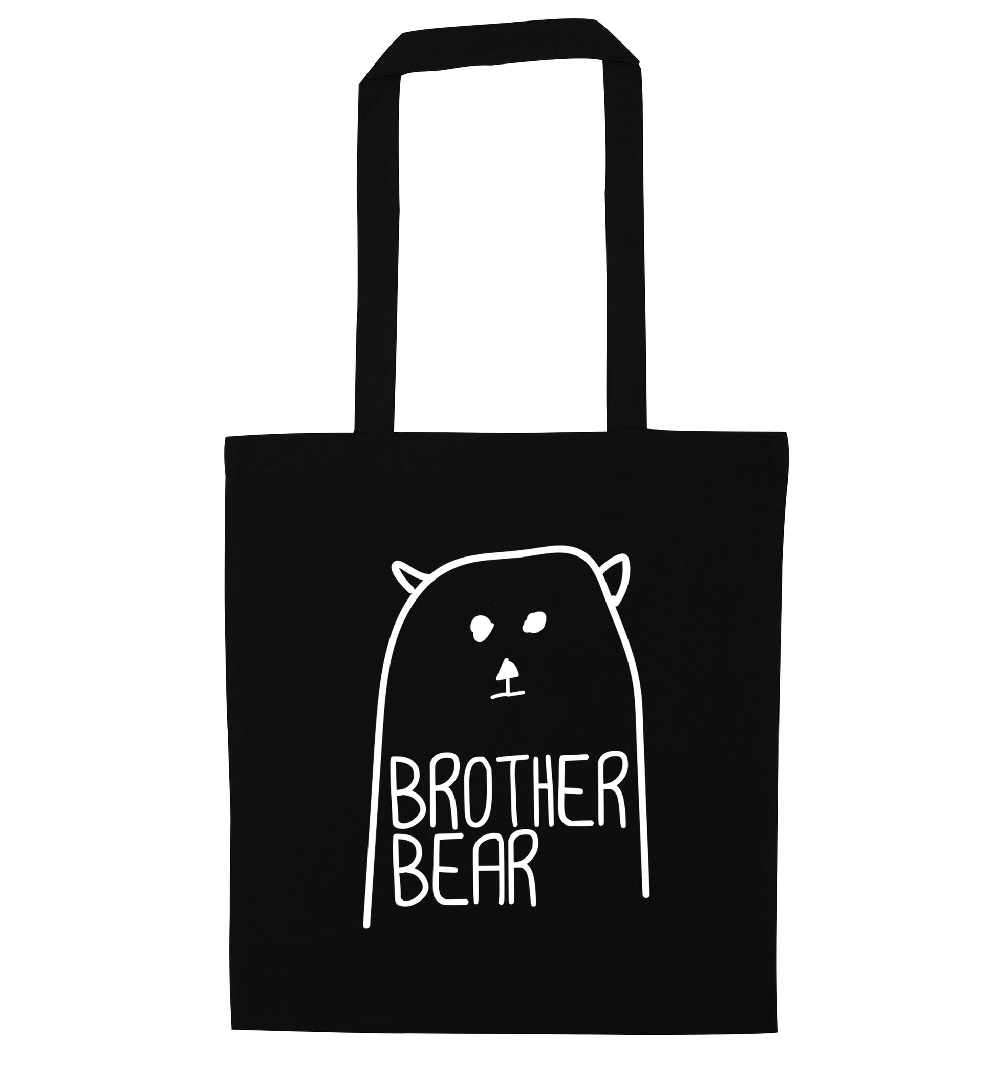 Brother bear black tote bag