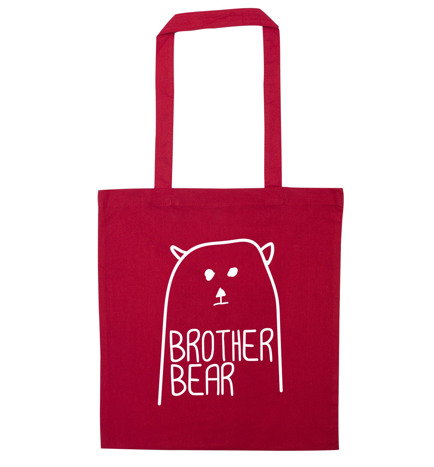 Brother bear red tote bag