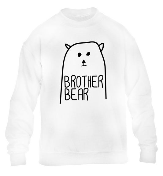 Brother bear children's white sweater 12-13 Years