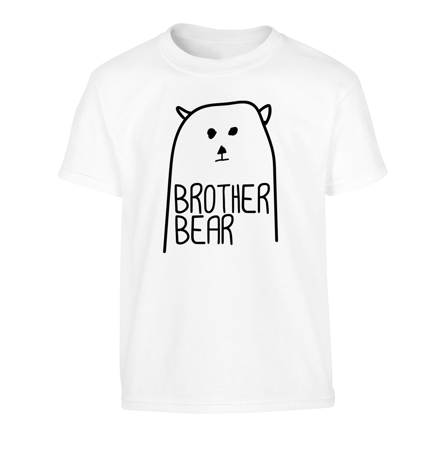 Brother bear Children's white Tshirt 12-13 Years