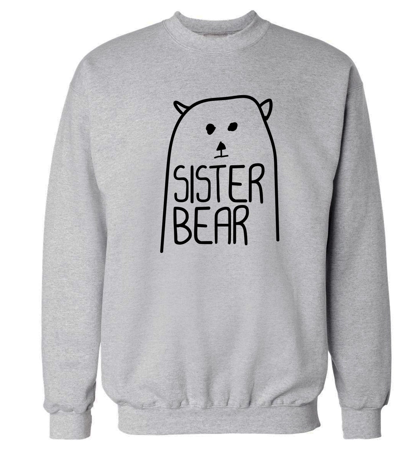Sister bear Adult's unisex grey Sweater 2XL