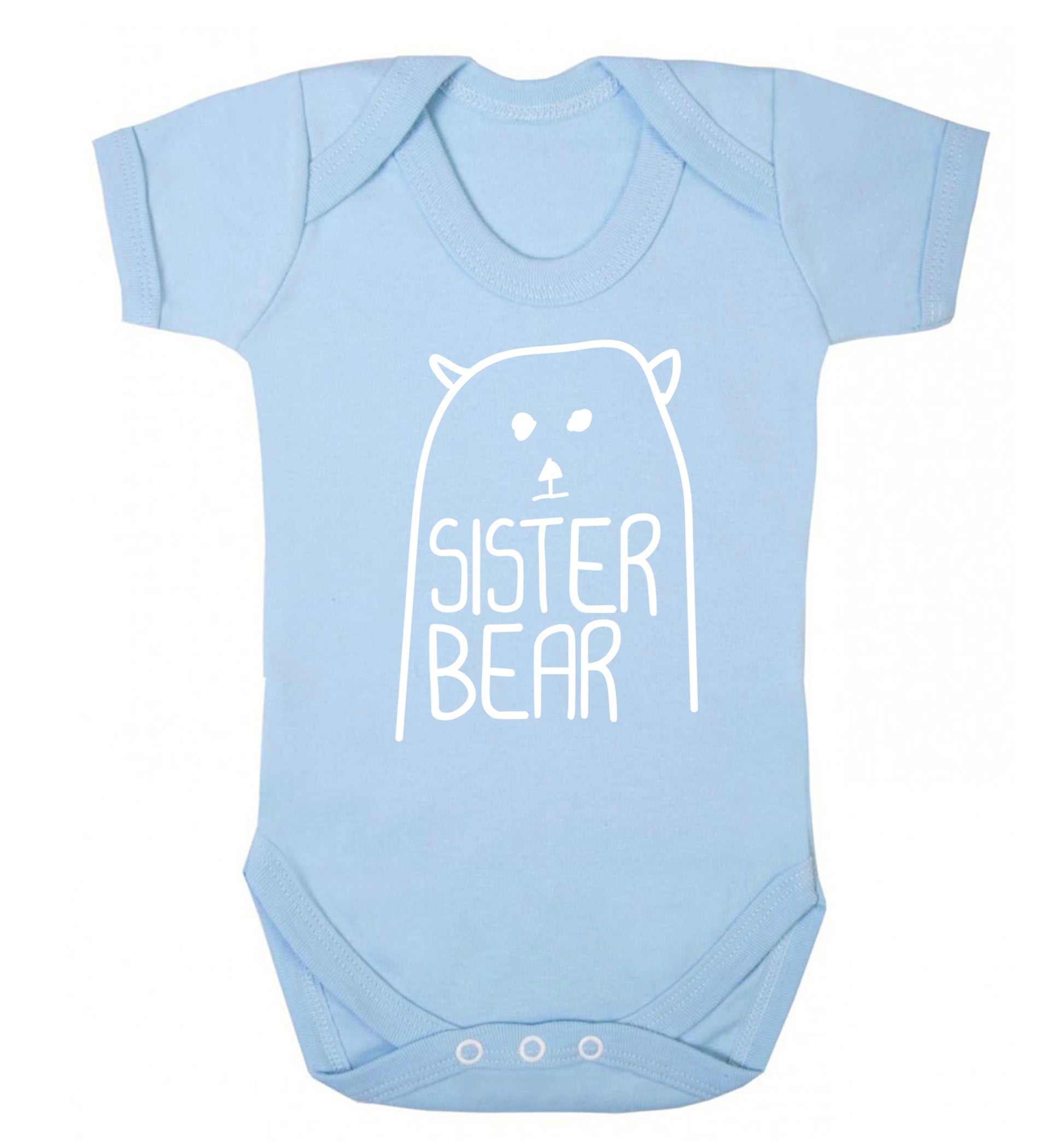 Sister bear Baby Vest pale blue 18-24 months