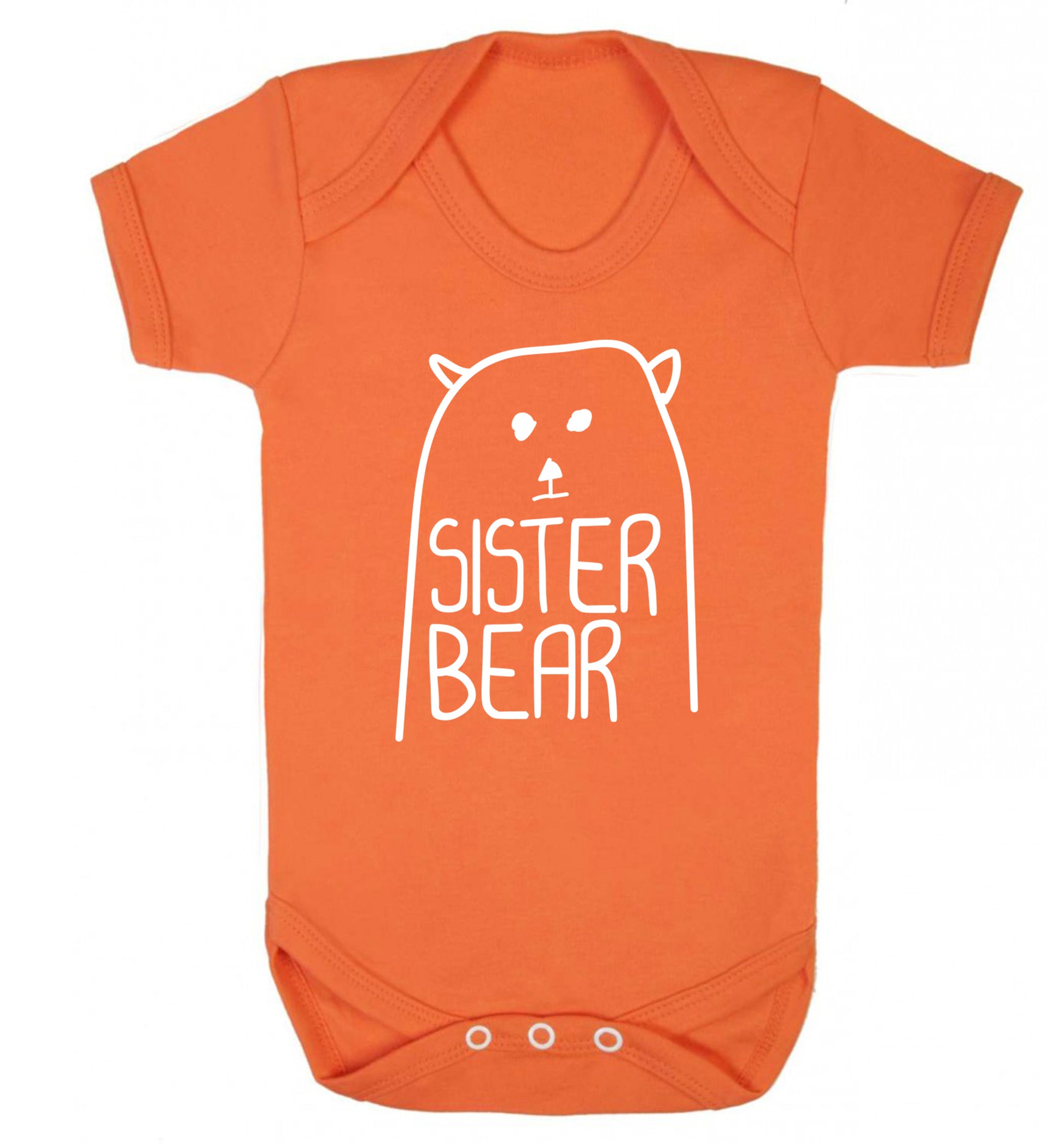 Sister bear Baby Vest orange 18-24 months