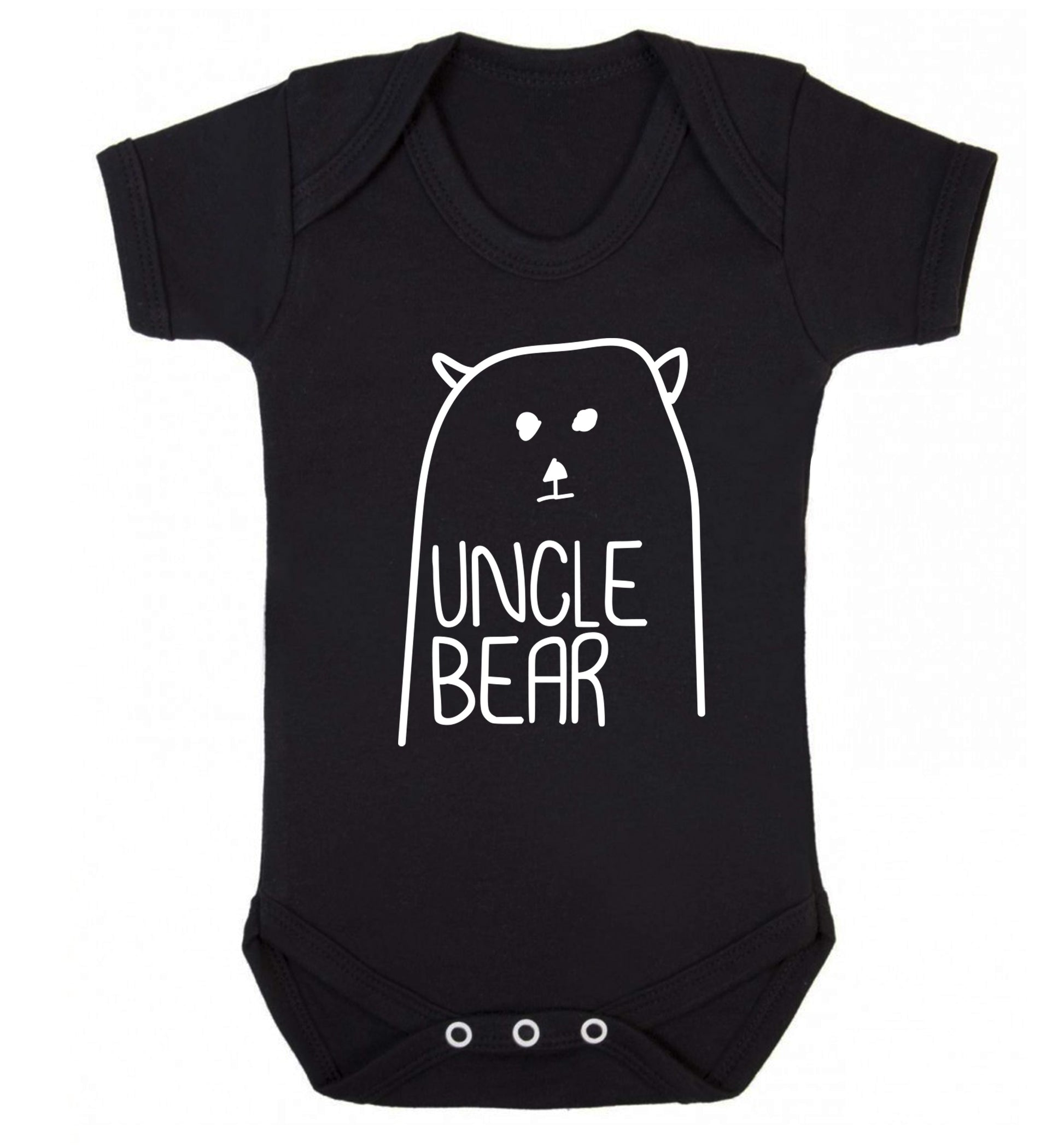 Uncle bear Baby Vest black 18-24 months