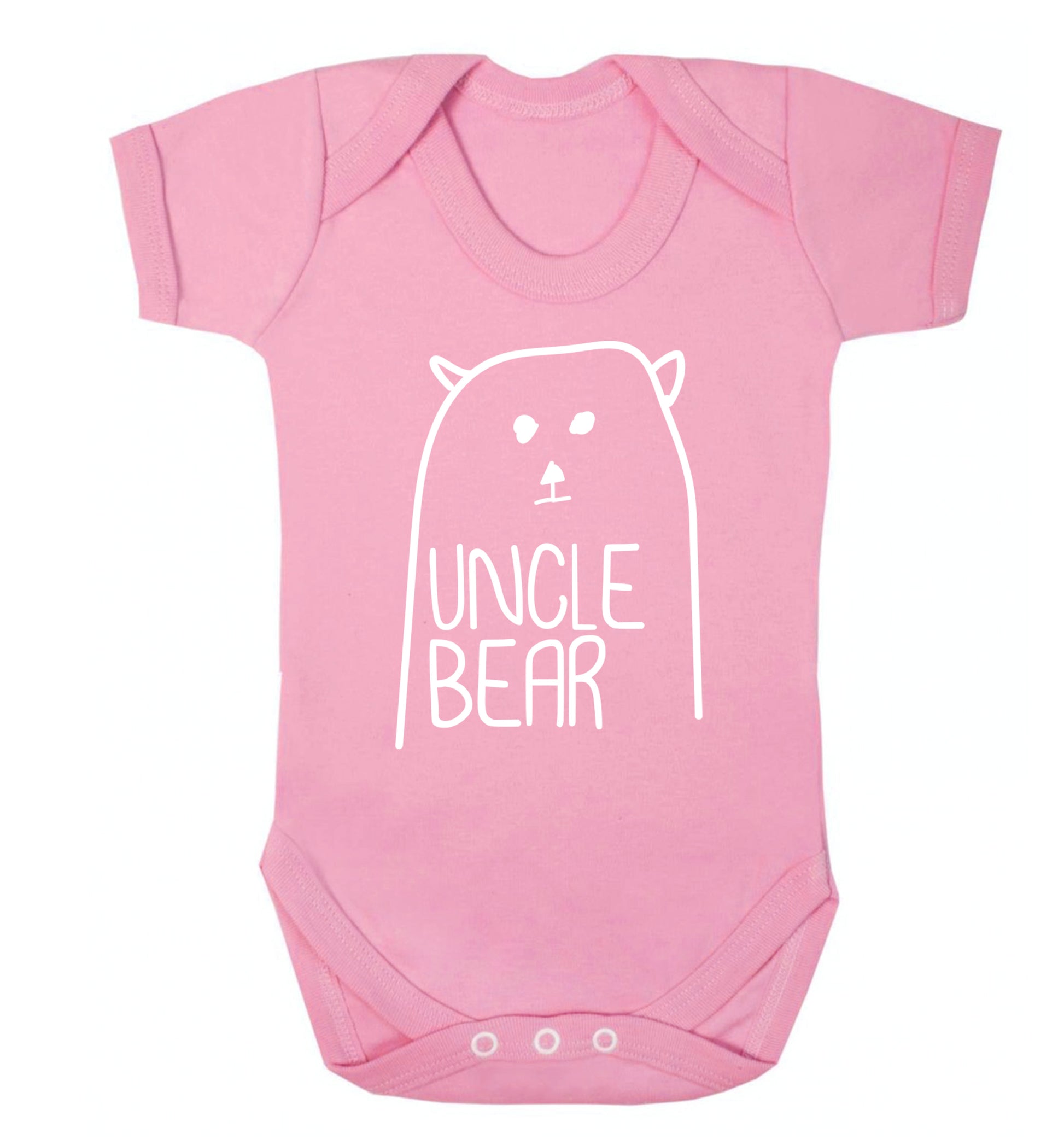 Uncle bear Baby Vest pale pink 18-24 months