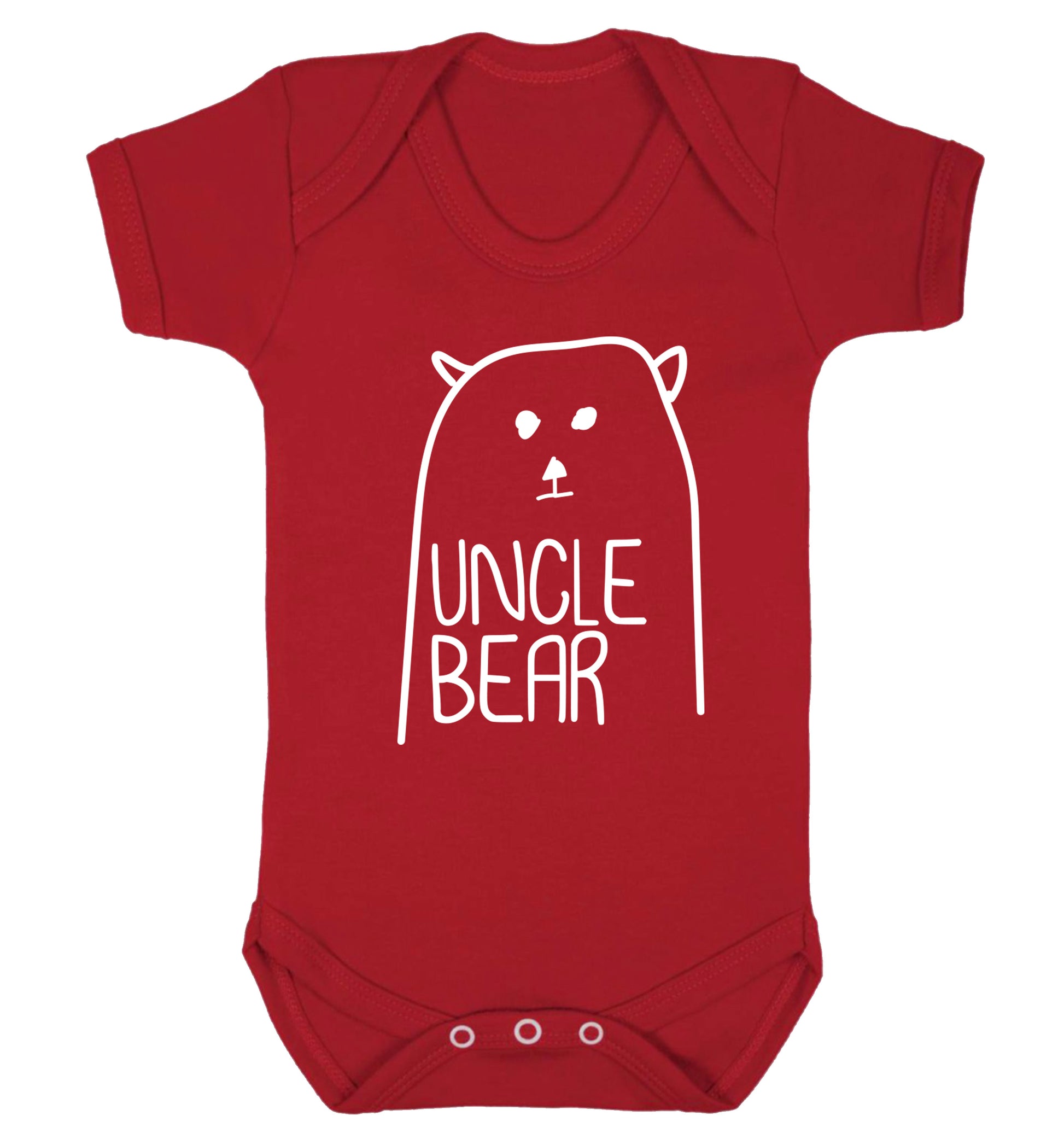 Uncle bear Baby Vest red 18-24 months