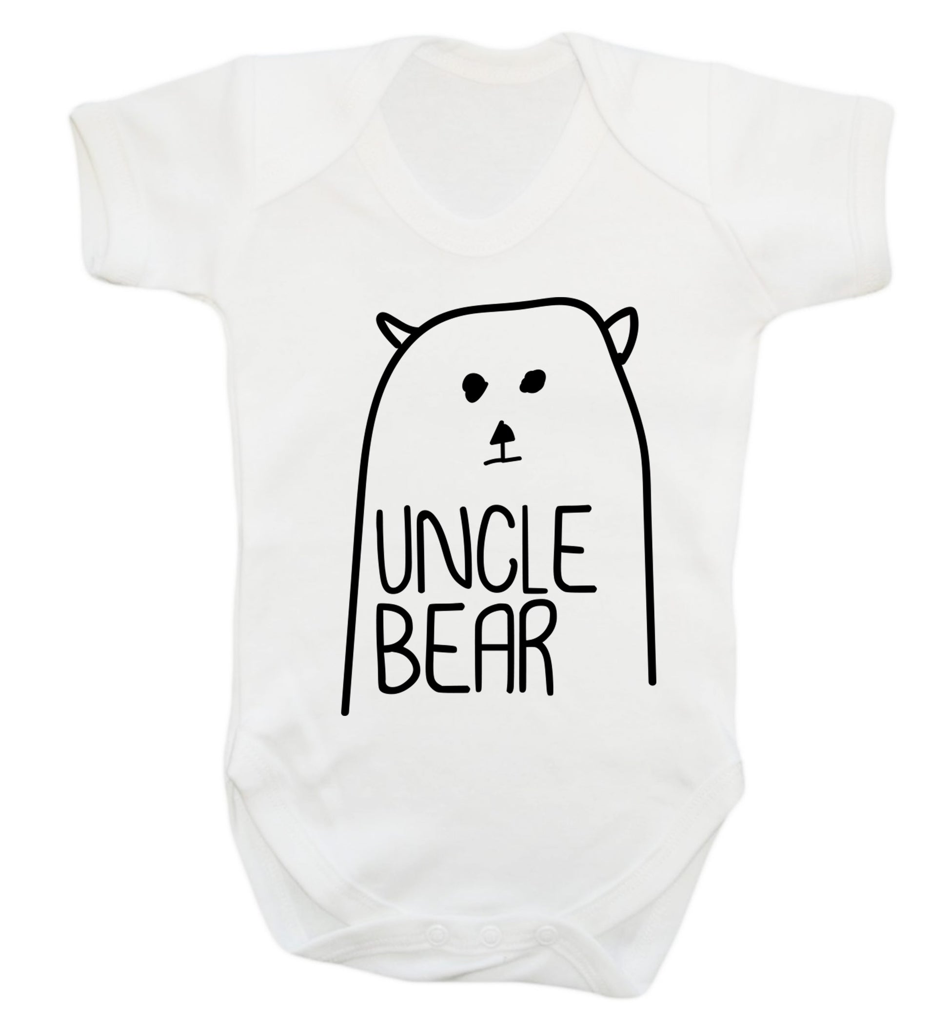 Uncle bear Baby Vest white 18-24 months