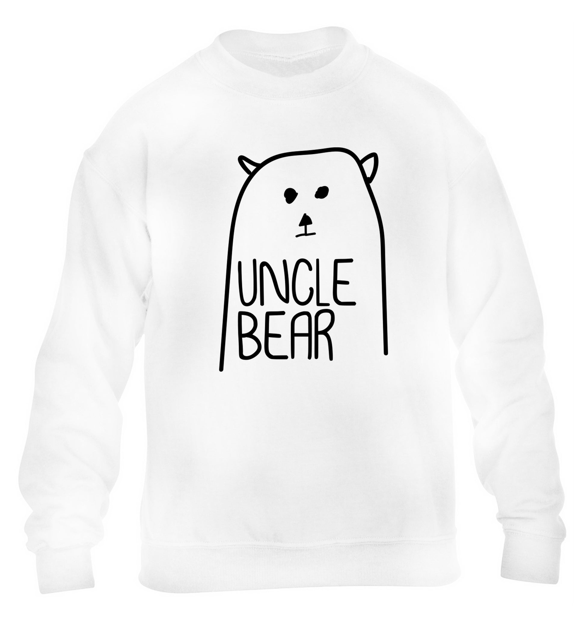 Uncle bear children's white sweater 12-13 Years