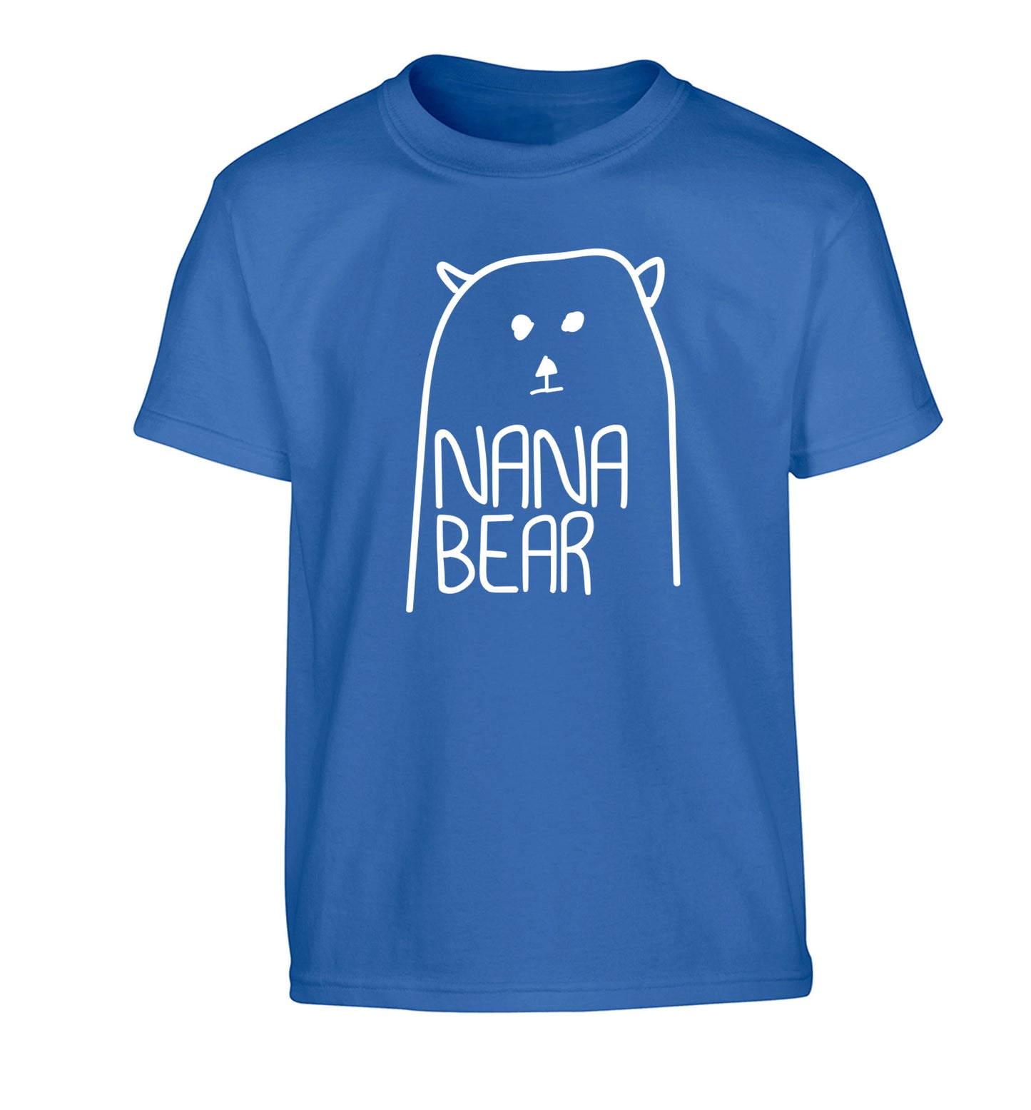 Nana bear Children's blue Tshirt 12-13 Years