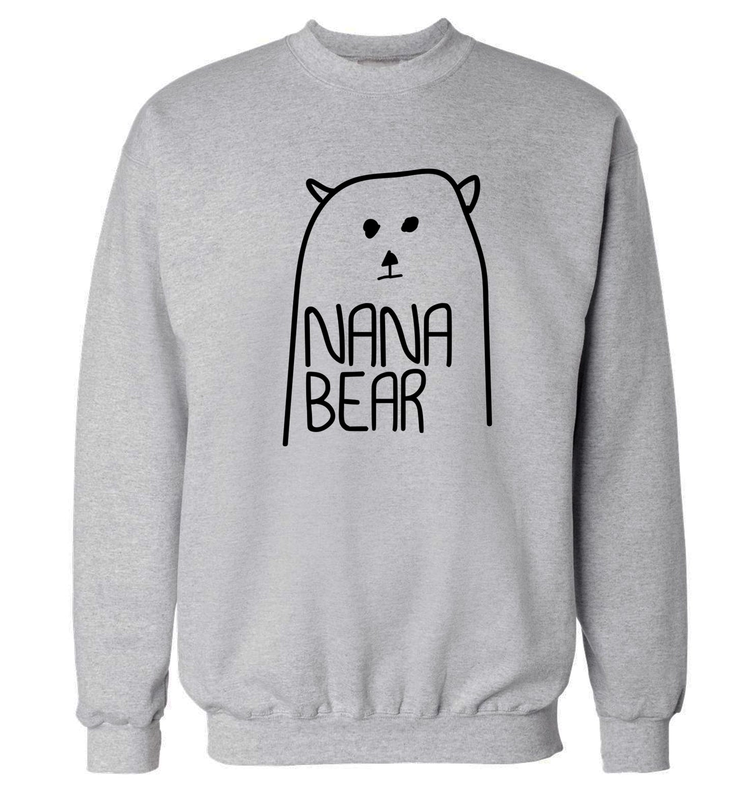 Nana bear Adult's unisex grey Sweater 2XL