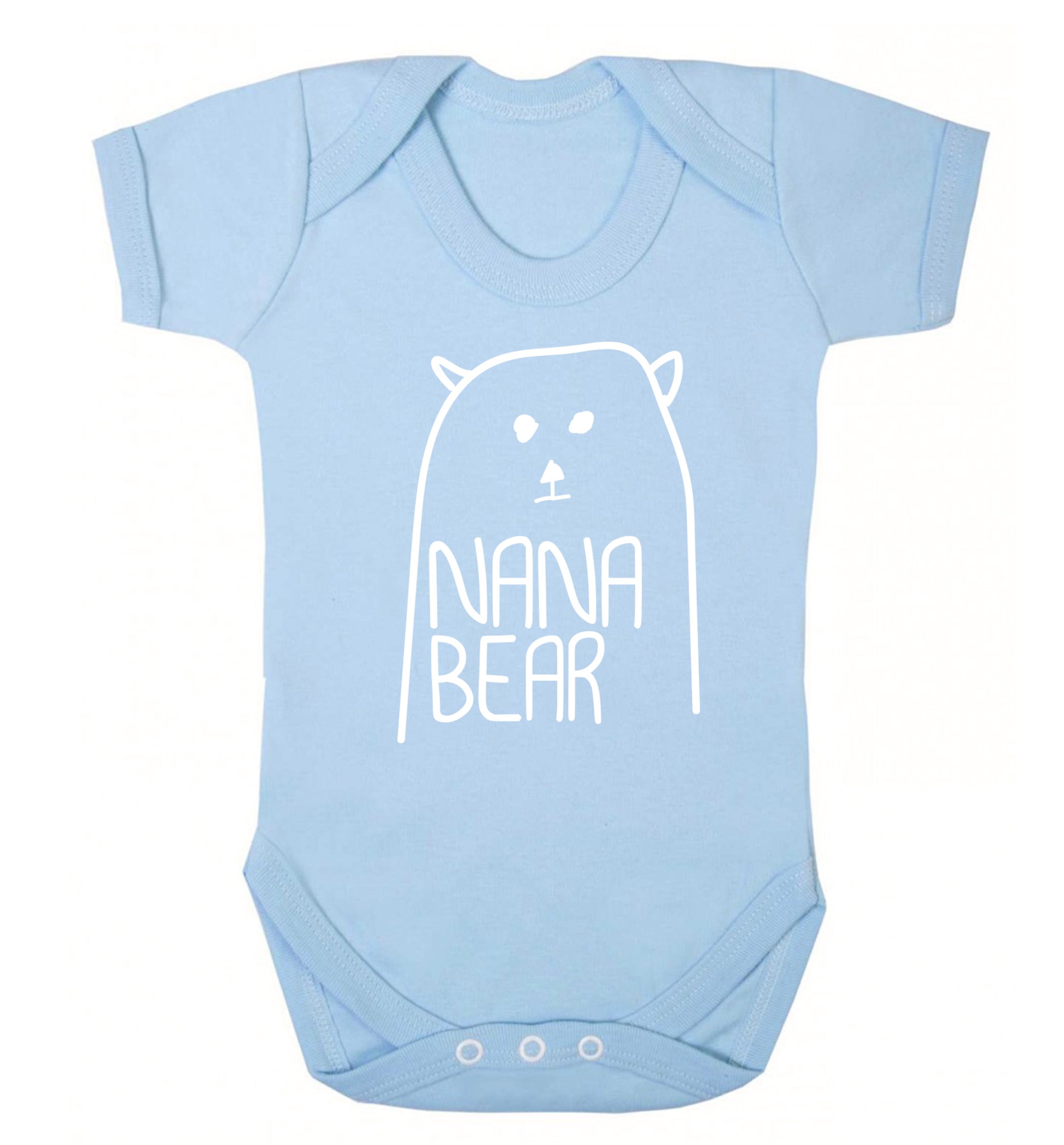 Nana bear Baby Vest pale blue 18-24 months